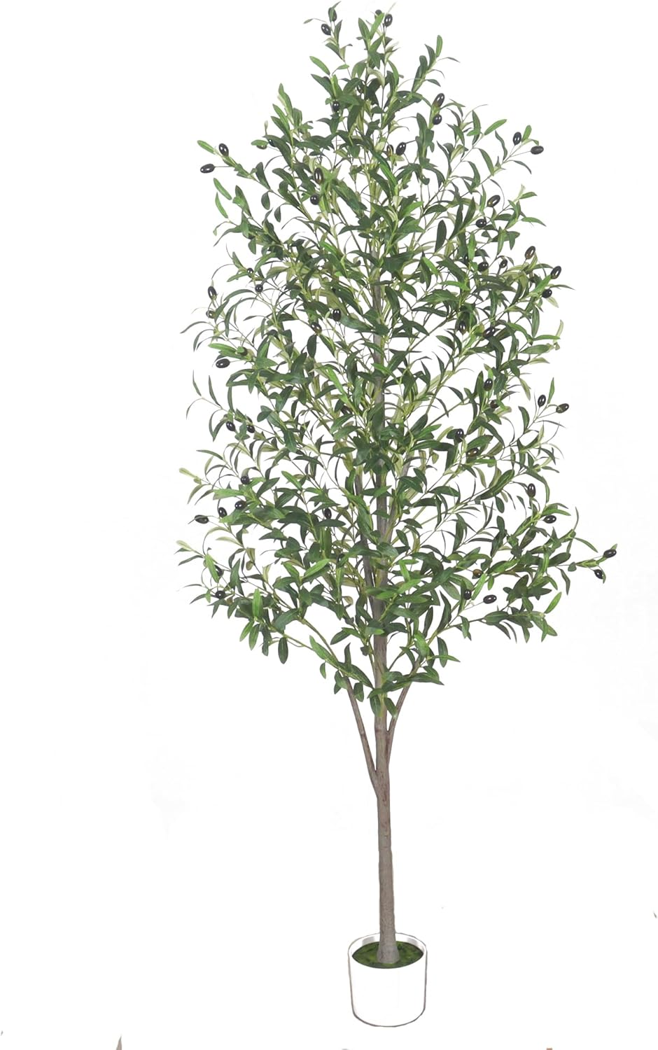 Artificial Olive Tree 6FT Tall with White Pot