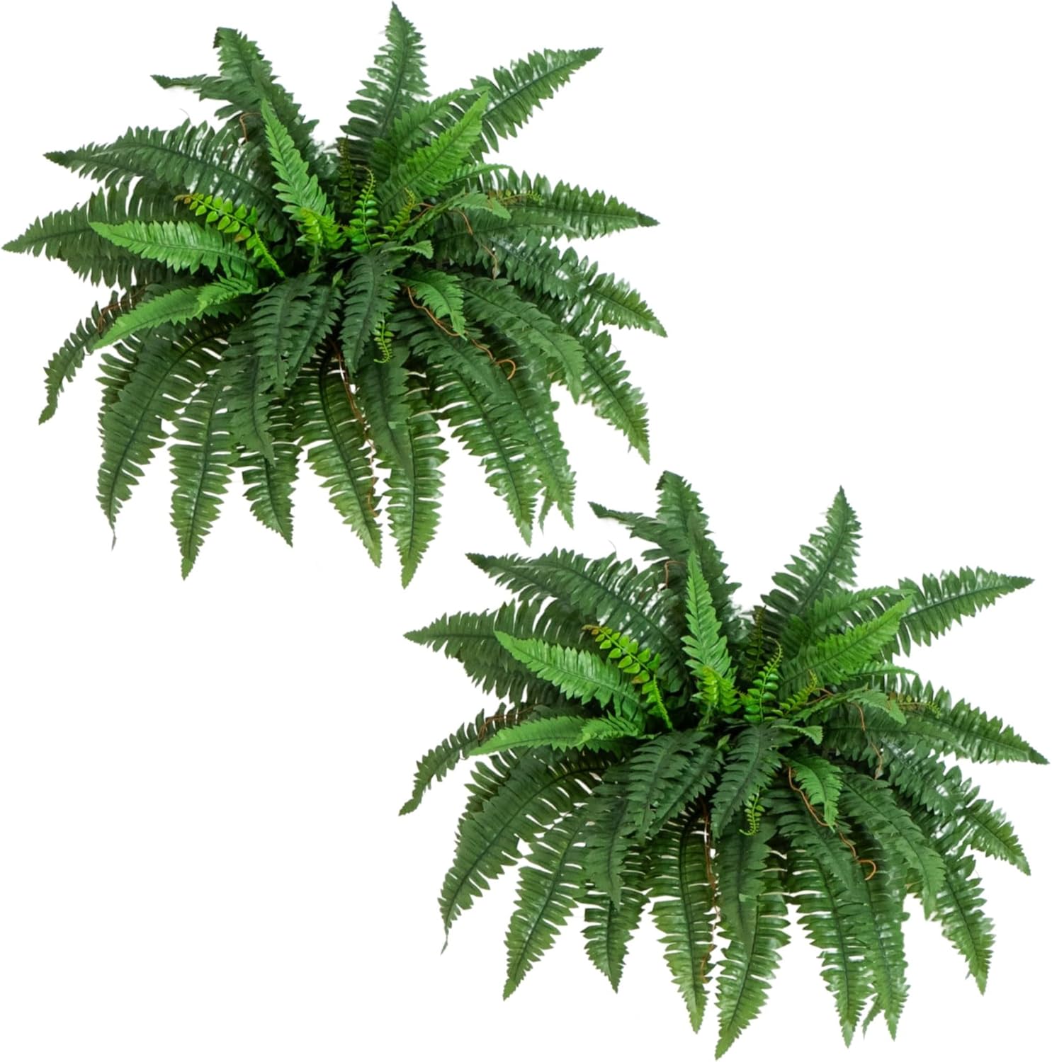 Nearly Natural 40 Inch Artificial Boston Fern Set of 2