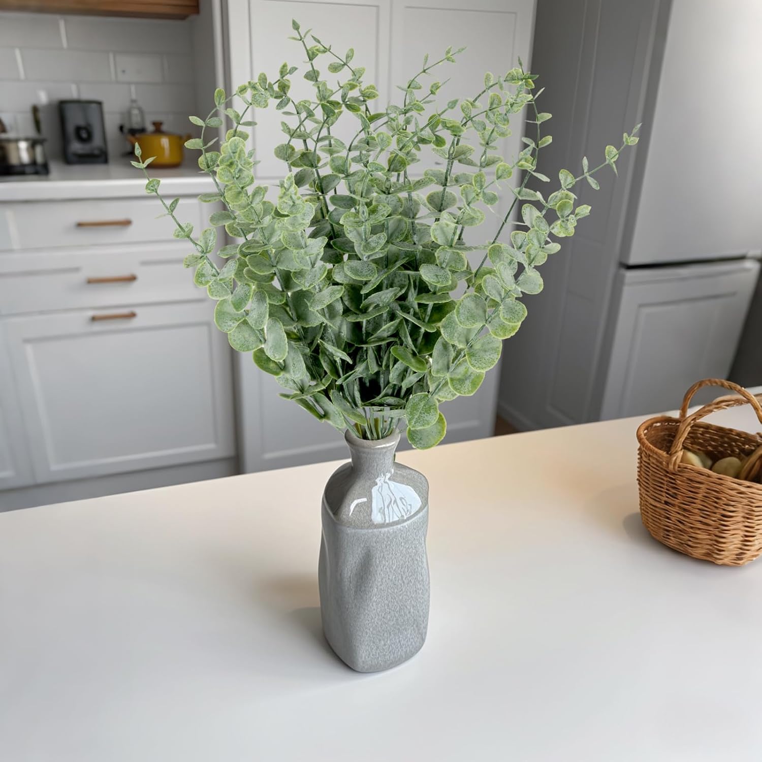 20pcs Artificial Eucalyptus Stems for Decor and Centerpieces