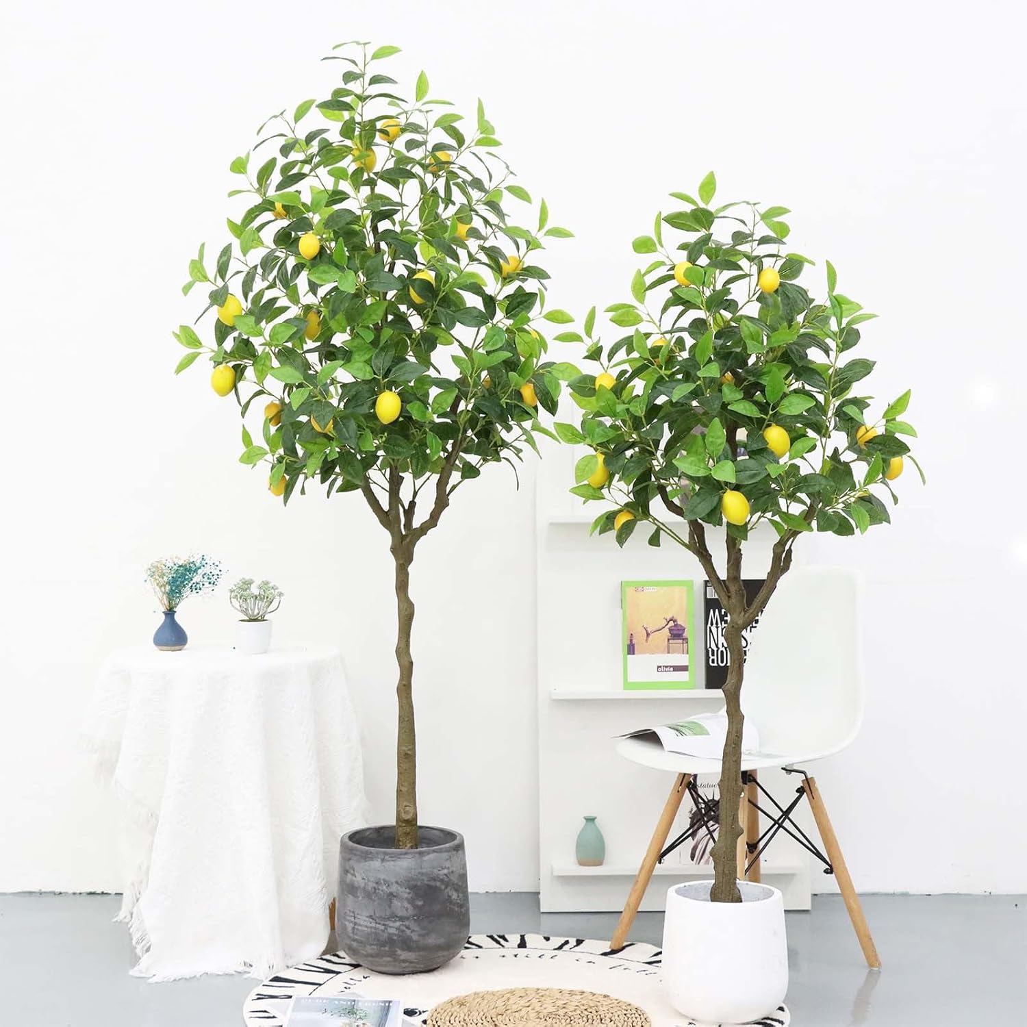 Gigicloud Artificial Lemon Tree 39ft Indoor Decor