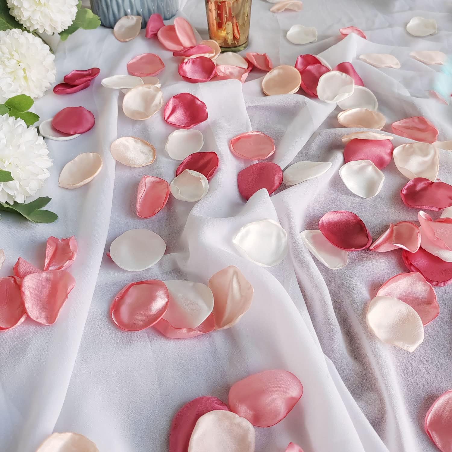 Blush Pink Rose Petals Artificial Flowers 200PCS Wedding Decor