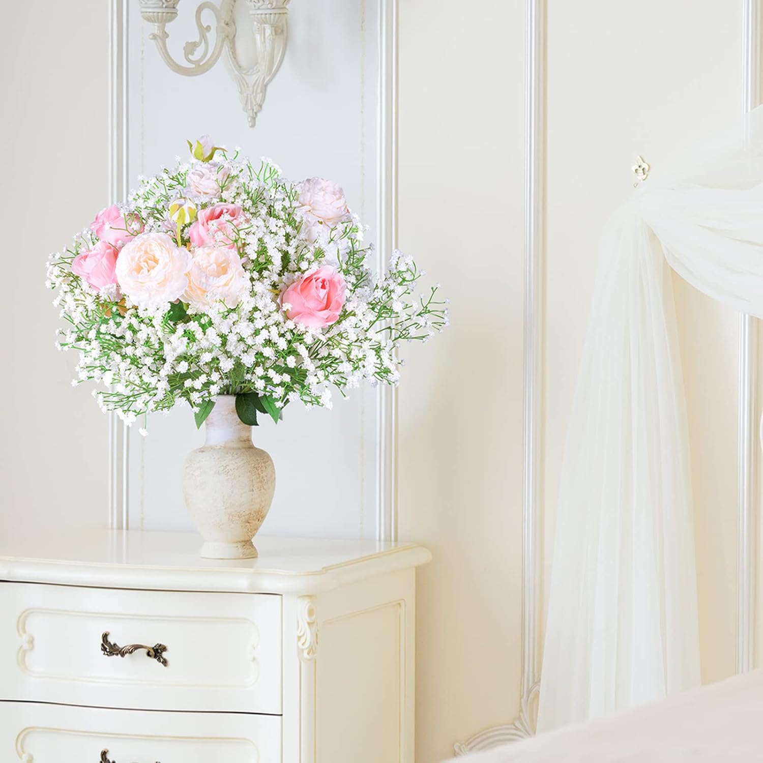 LYLYFAN Gypsophila Artificial Flowers 30 Pcs Wedding Decor
