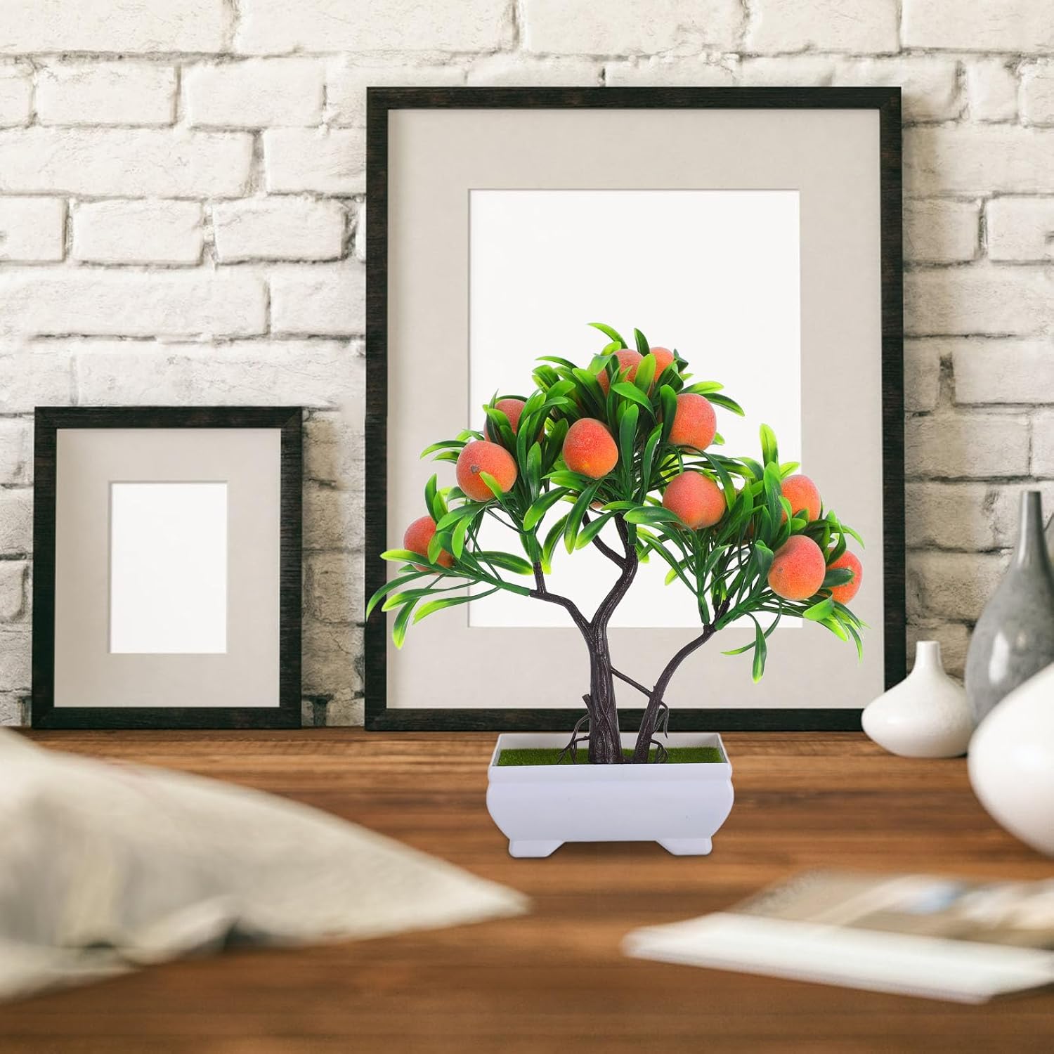 ABOOFAN Artificial Peach Tree Indoor Decor