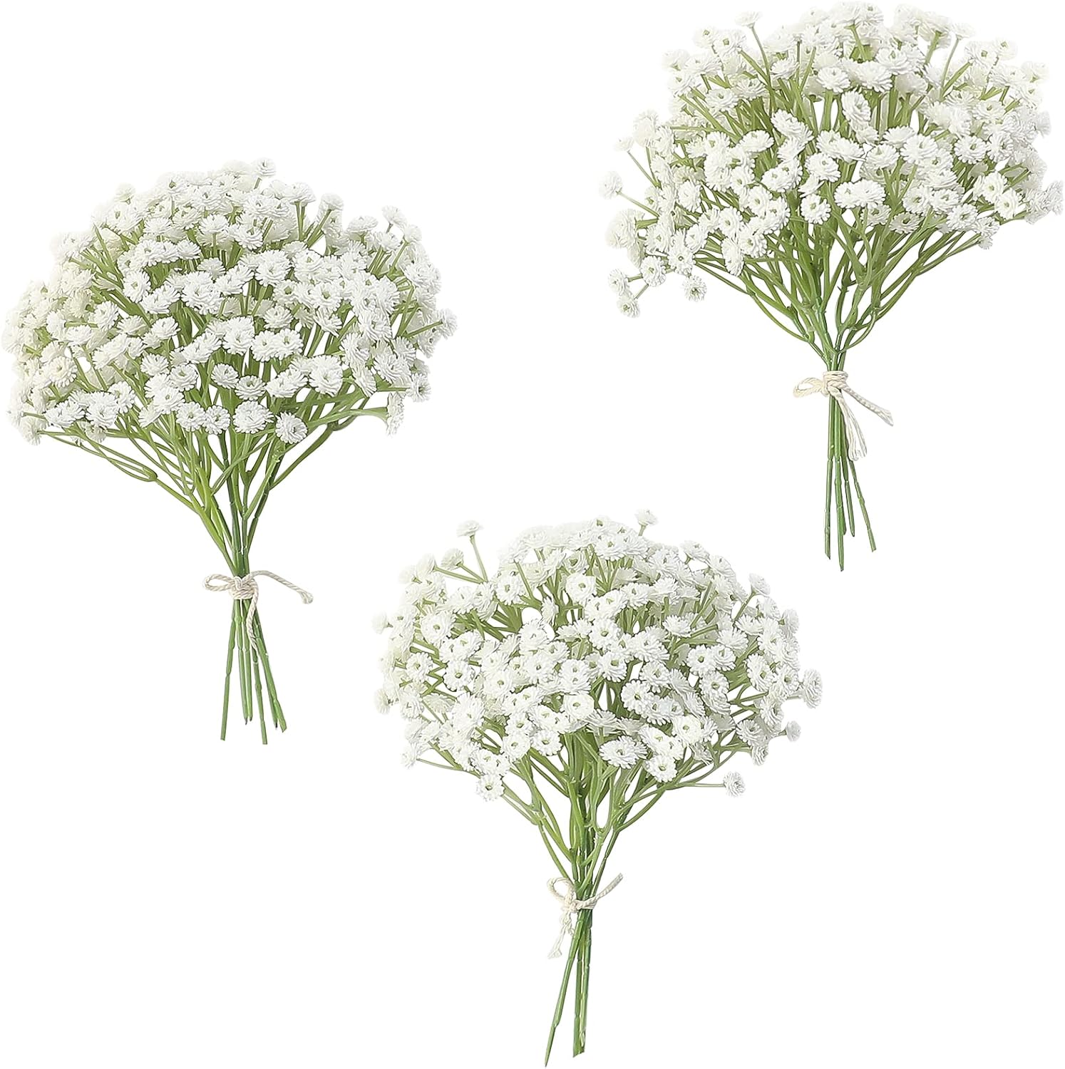 Floroom 18pcs Artificial Babys Breath Greenery Sprays