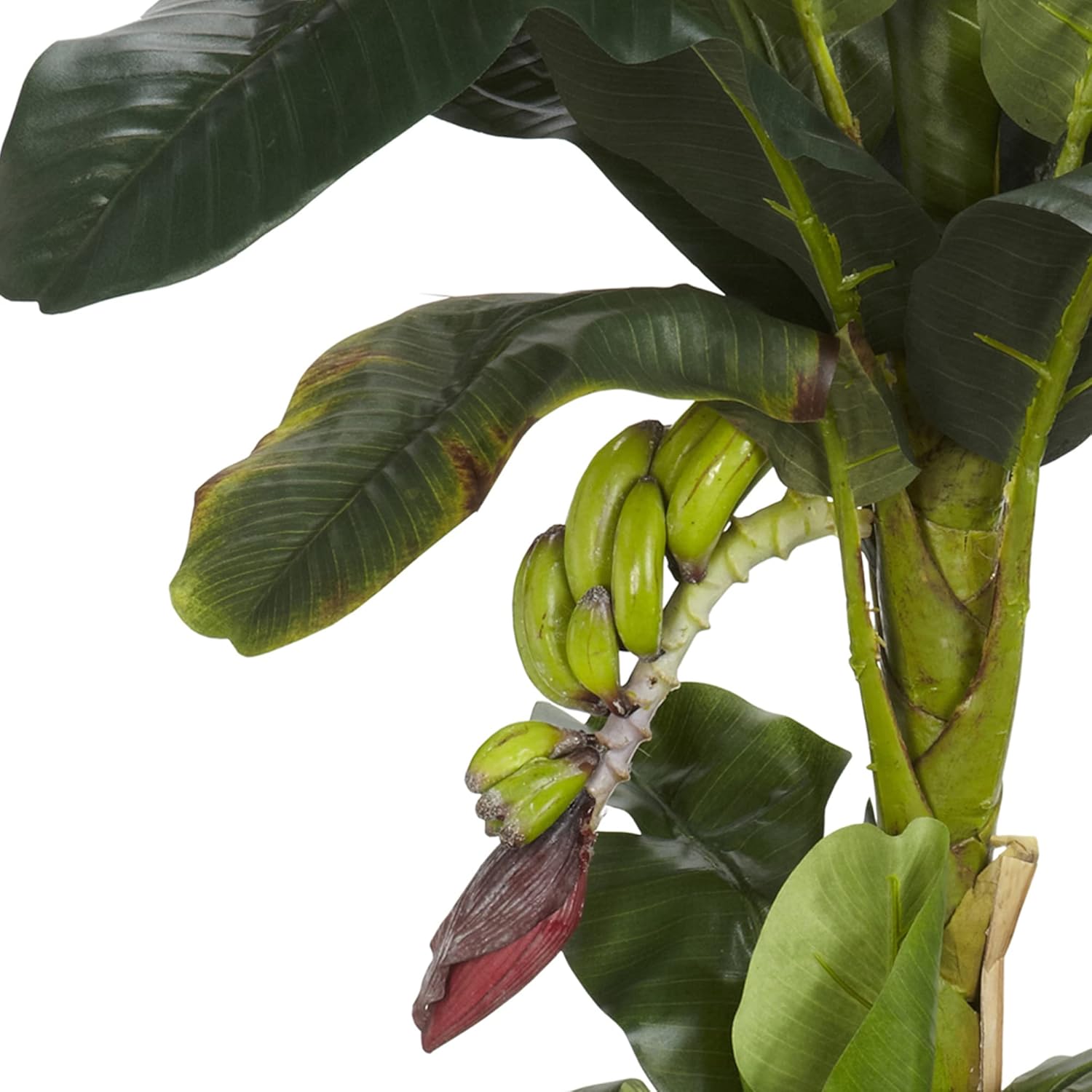 Nearly Natural 5ft 3ft Banana Silk Tree with Bananas