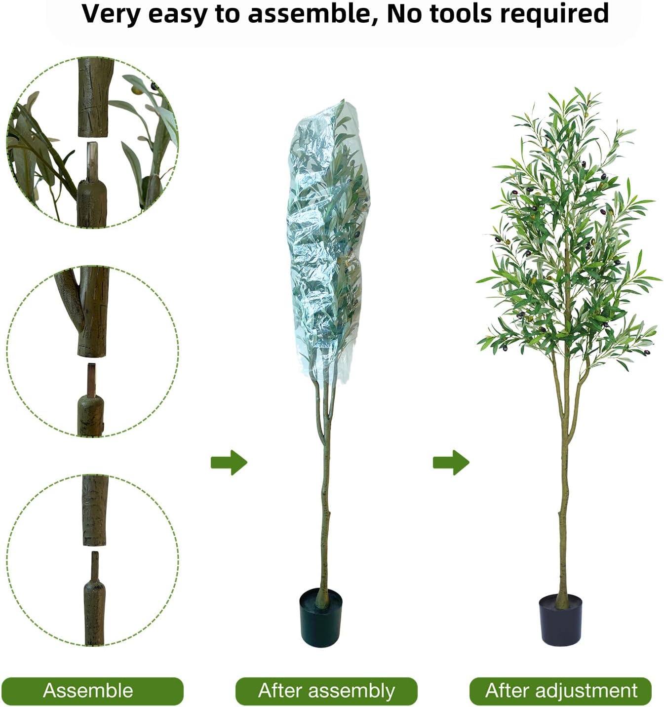 Olive Trees Artificial Indoor 6FT Decor Tree