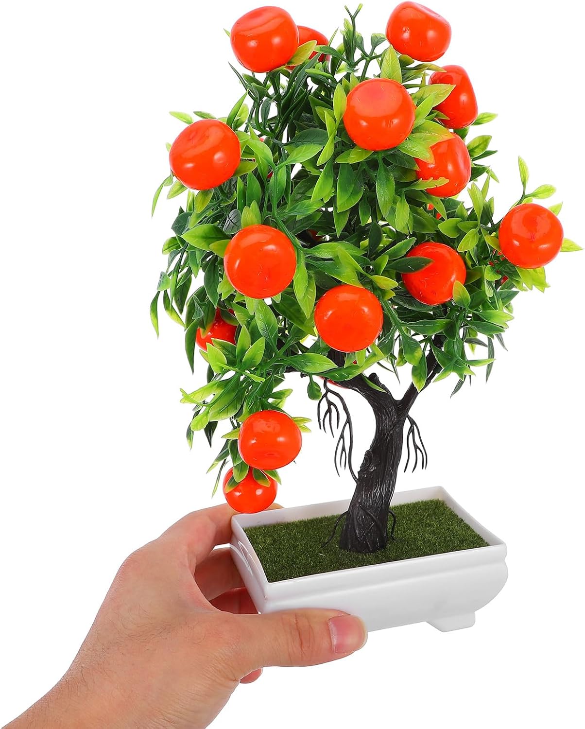 Enchanted Forest Artificial Orange Tree with Vase