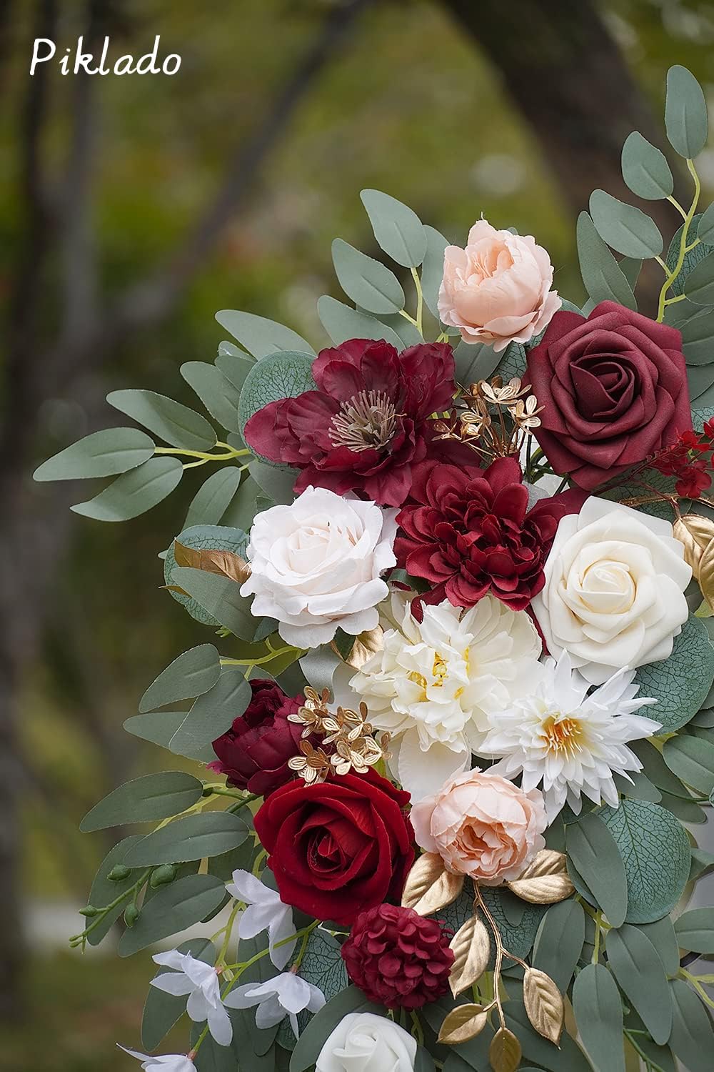 Faux Flower Swag Set of 2 for Wedding Welcome Signs