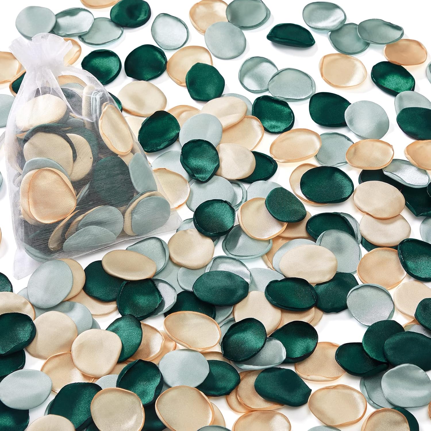 Serwalin 300Pcs Silk Rose Petals for Wedding Decorations