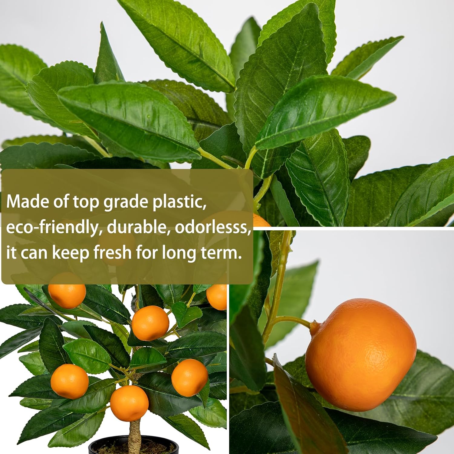 Faux Orange Tree Artificial Potted Plant 157 Inch