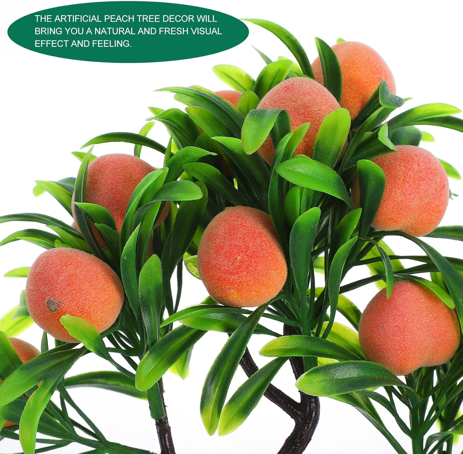 ABOOFAN Artificial Peach Tree Indoor Decor