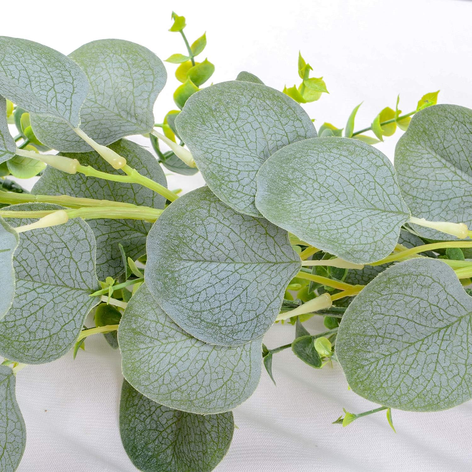 3Pack Artificial Eucalyptus Garland for Wedding and Home Decor