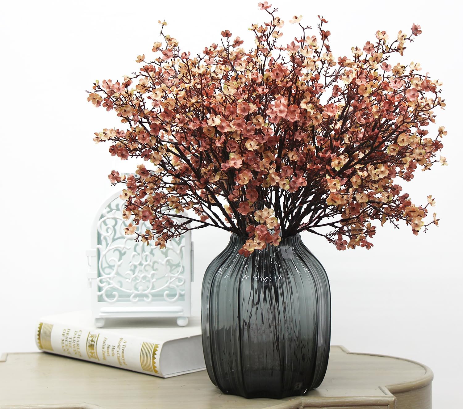 JAKY Global Babys Breath Artificial Flowers 6 Bundle Decor