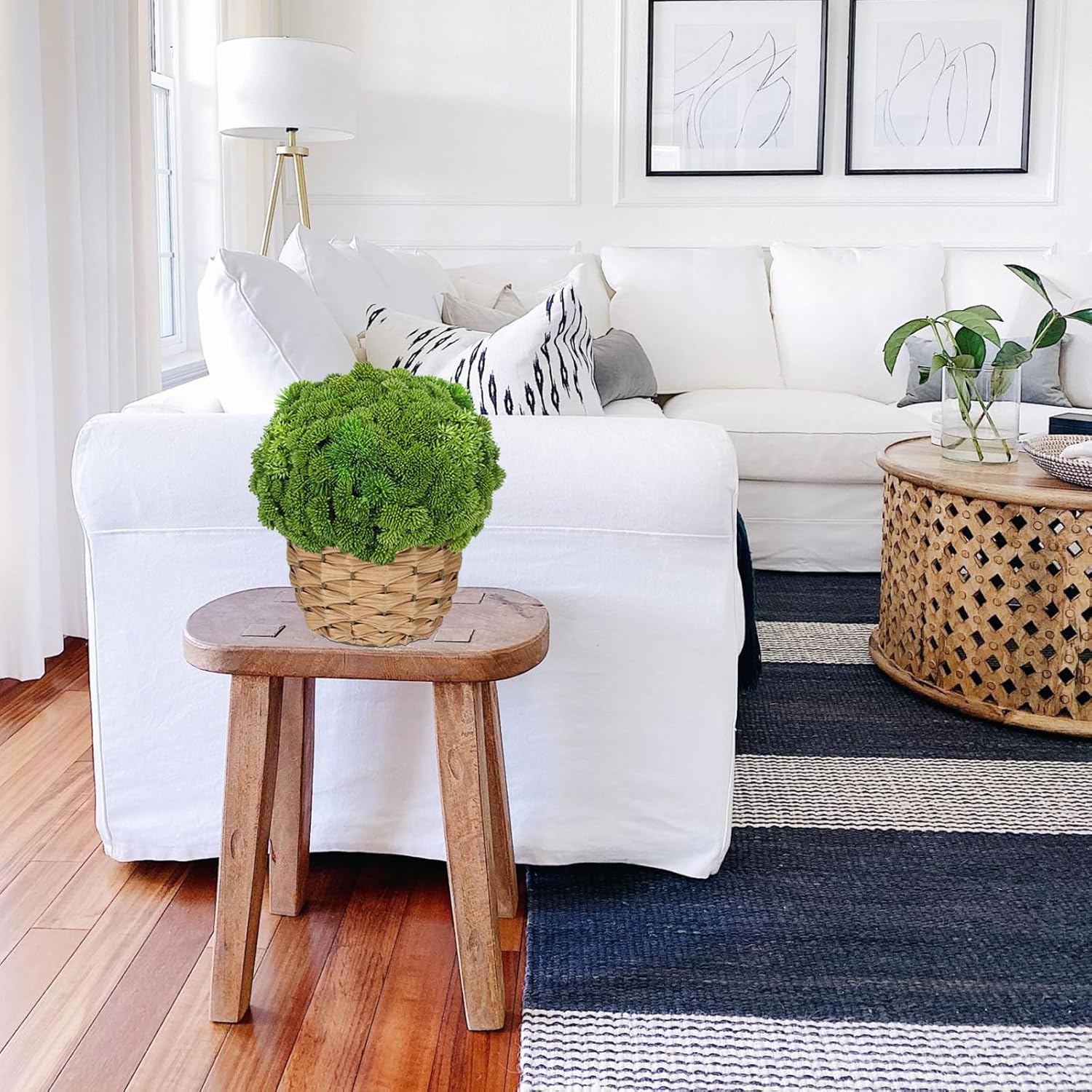 Briful Artificial Large Fake Succulent Arrangement