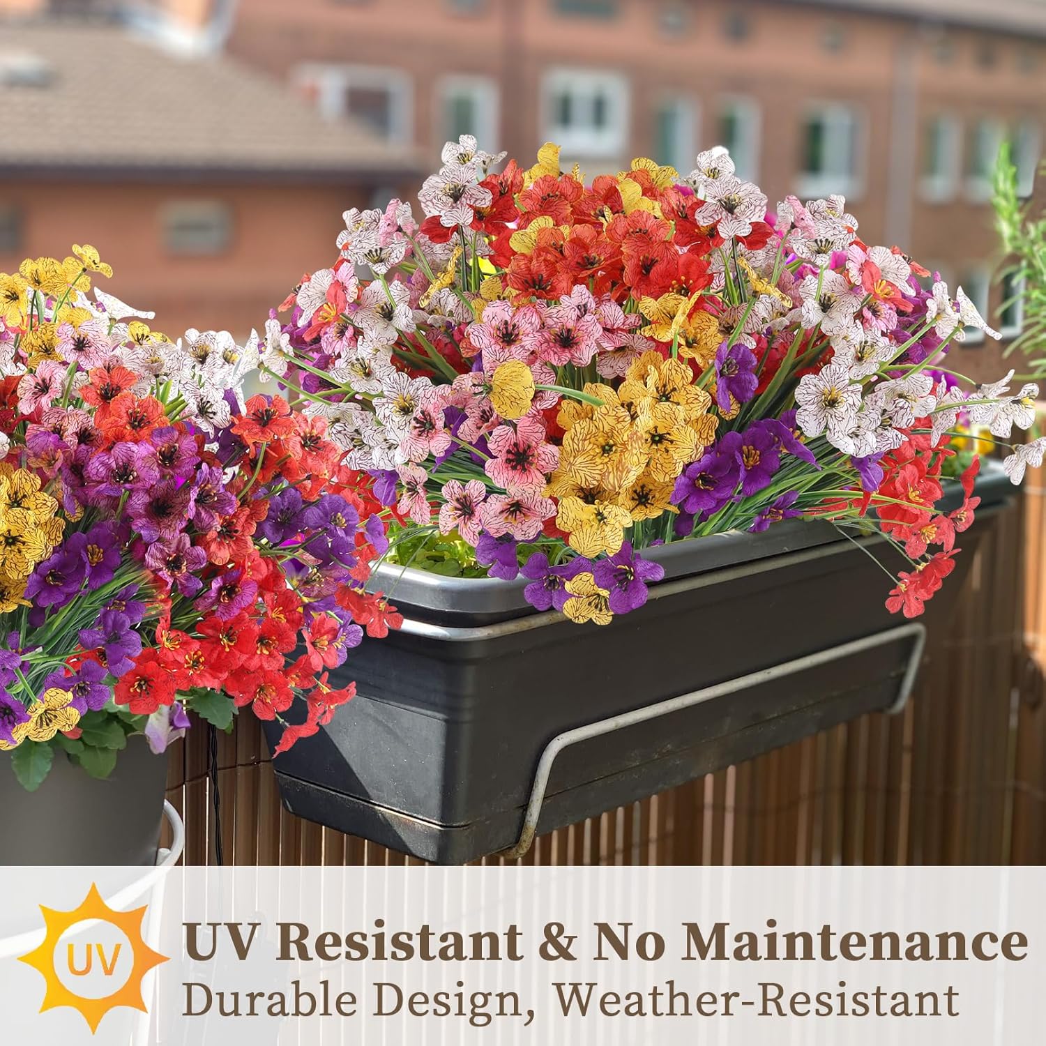 24 Bundle Artificial Flowers 8 Colors