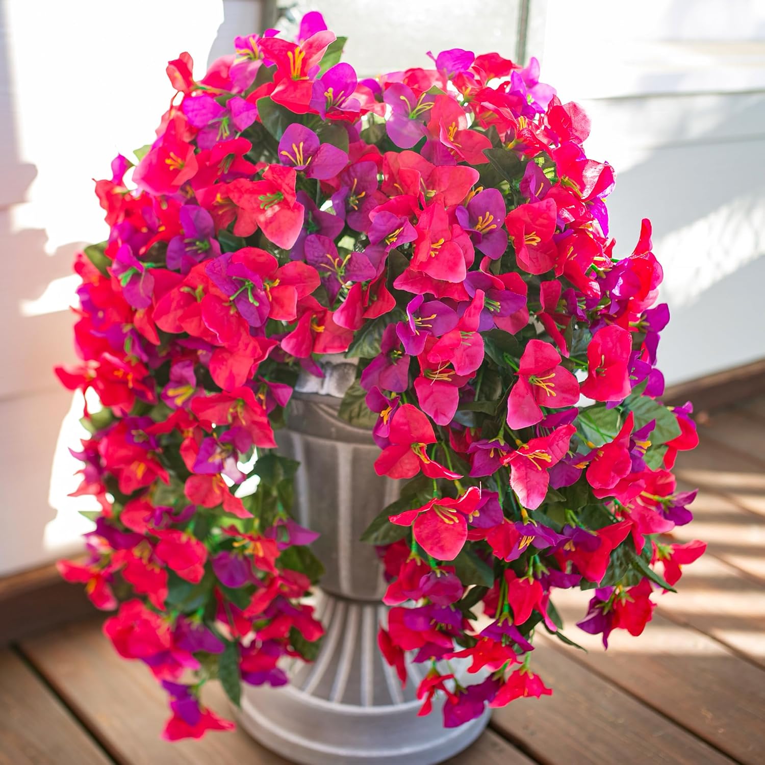 HyeFlora Bougainvillea Artificial Hanging Flowers 2pcs