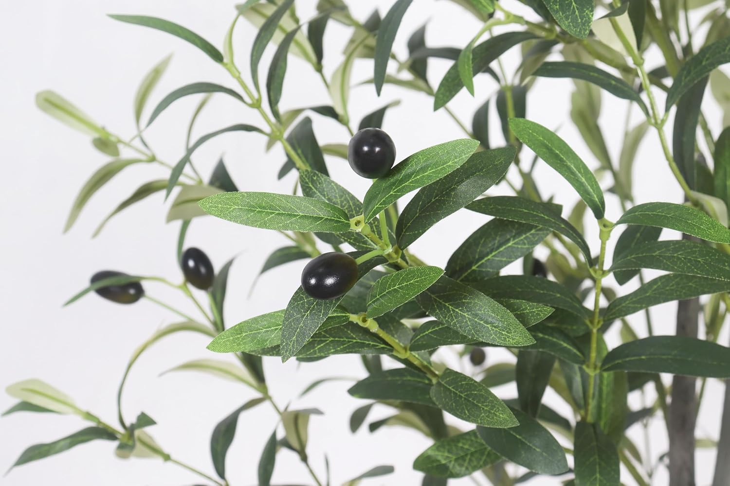 Artificial Olive Tree 6FT Tall with White Pot