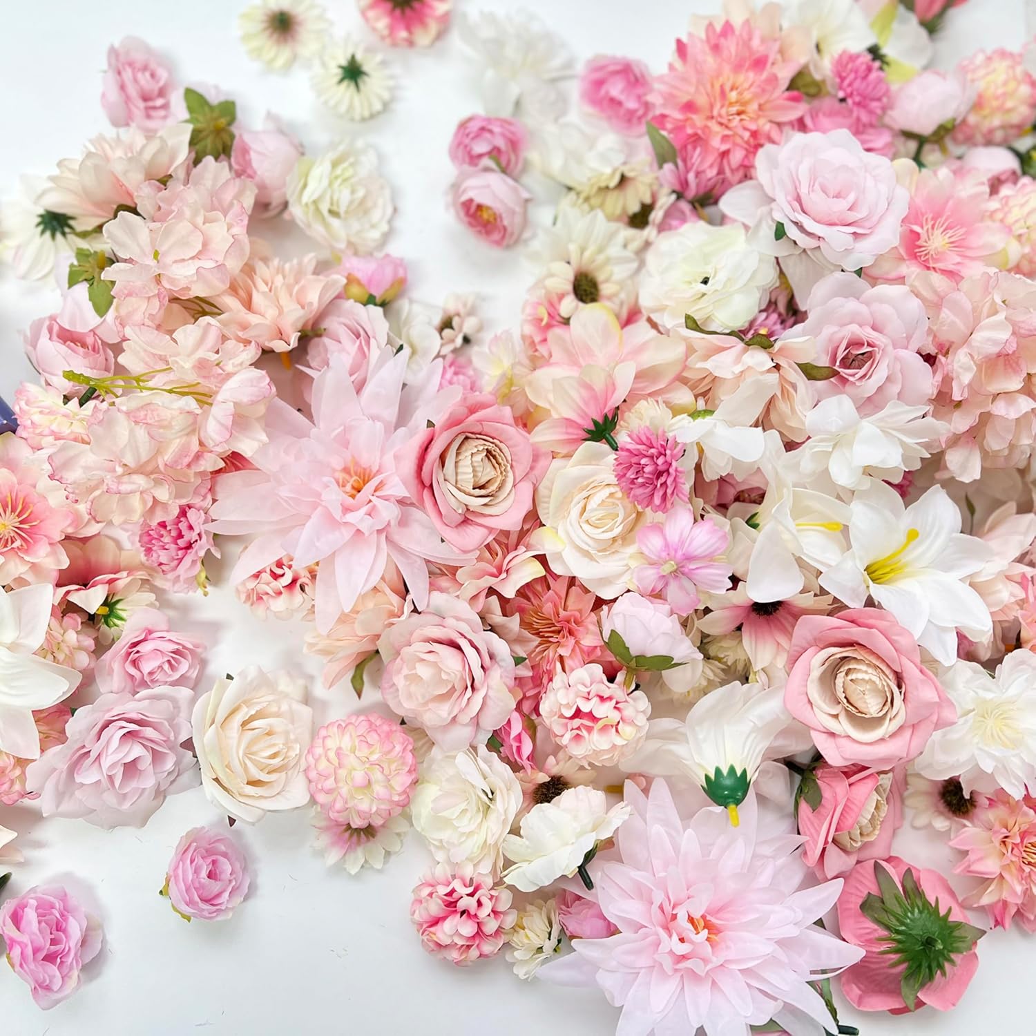 Artificial Pink Flowers Bulk for Crafts and Decor