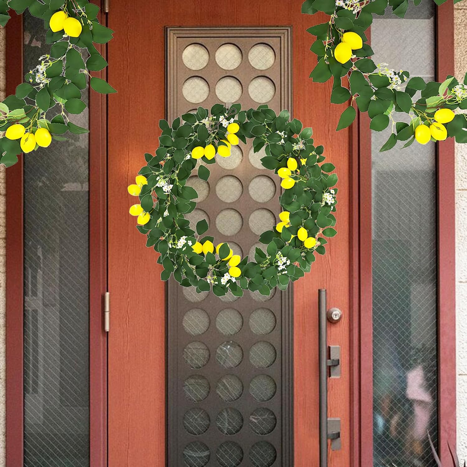 65 Ft Artificial Lemon Garland for Home Decor
