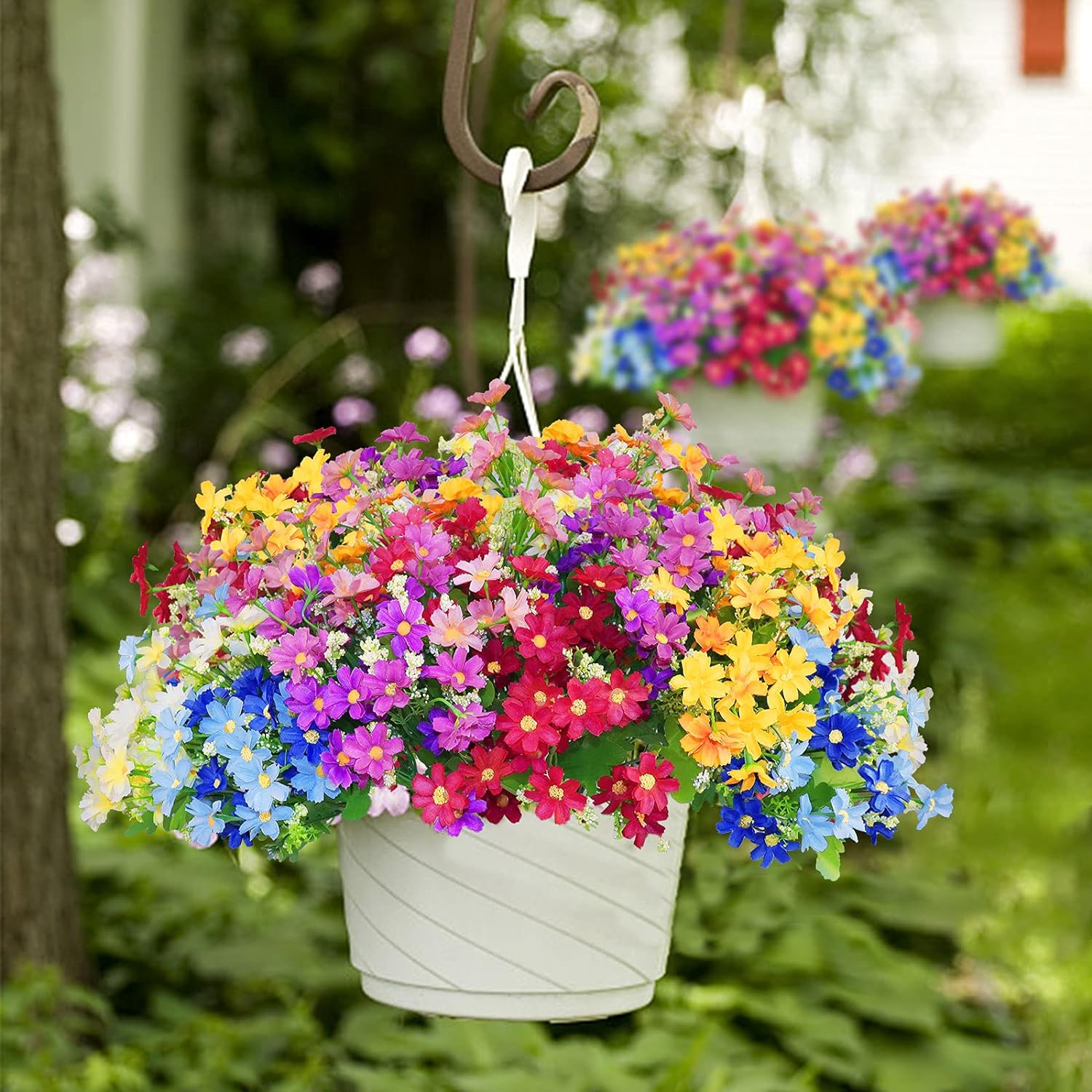 12Pcs Artificial Flowers Set for Home Garden Decor