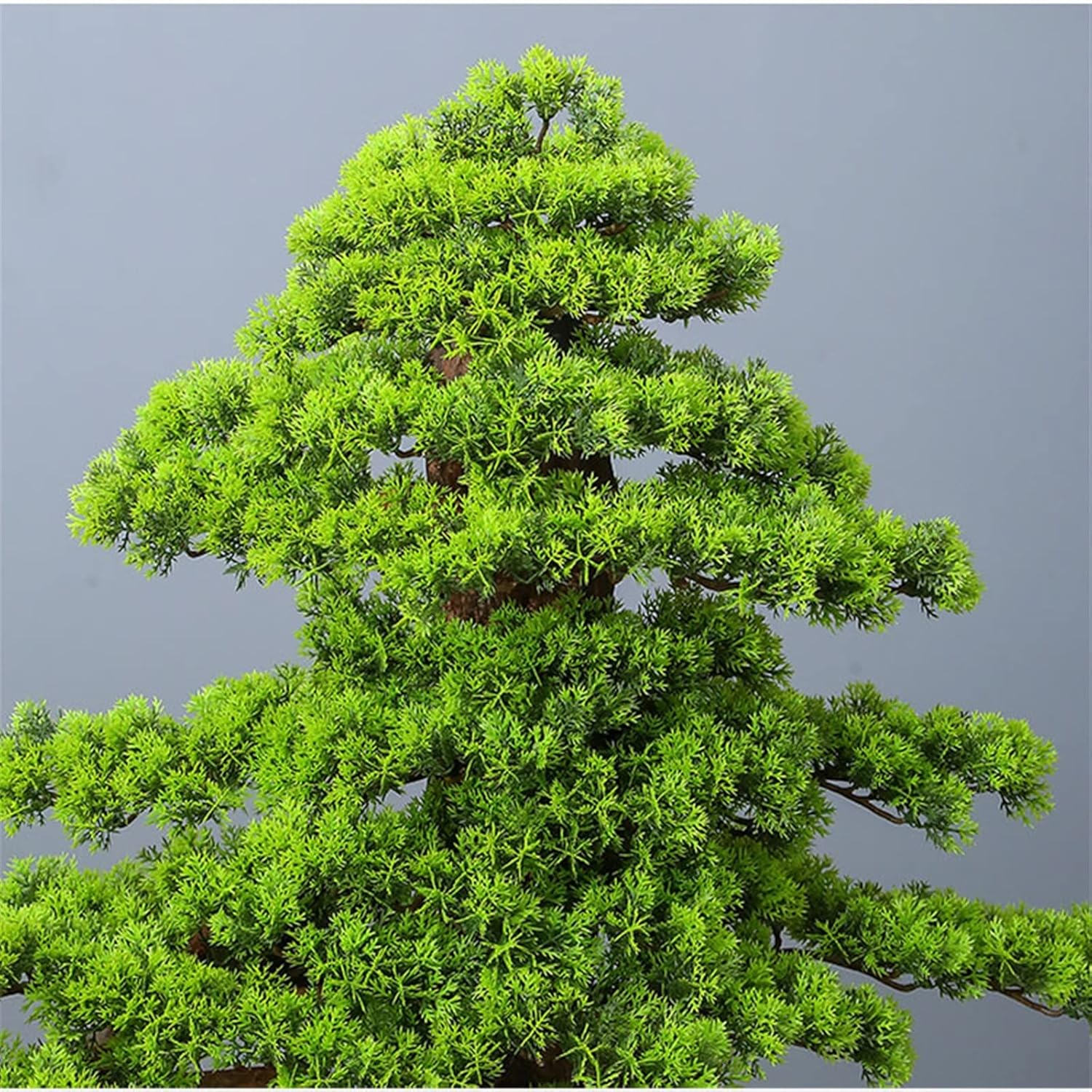 FAFACAI Artificial Bonsai Pine Tree - Gray