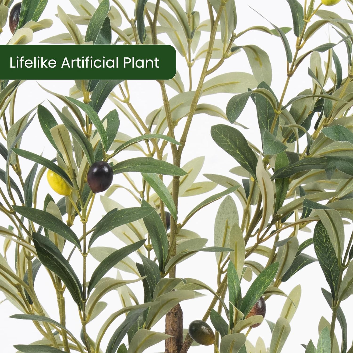 Lush Artificial Olive Tree 5FT Tall 1Pack