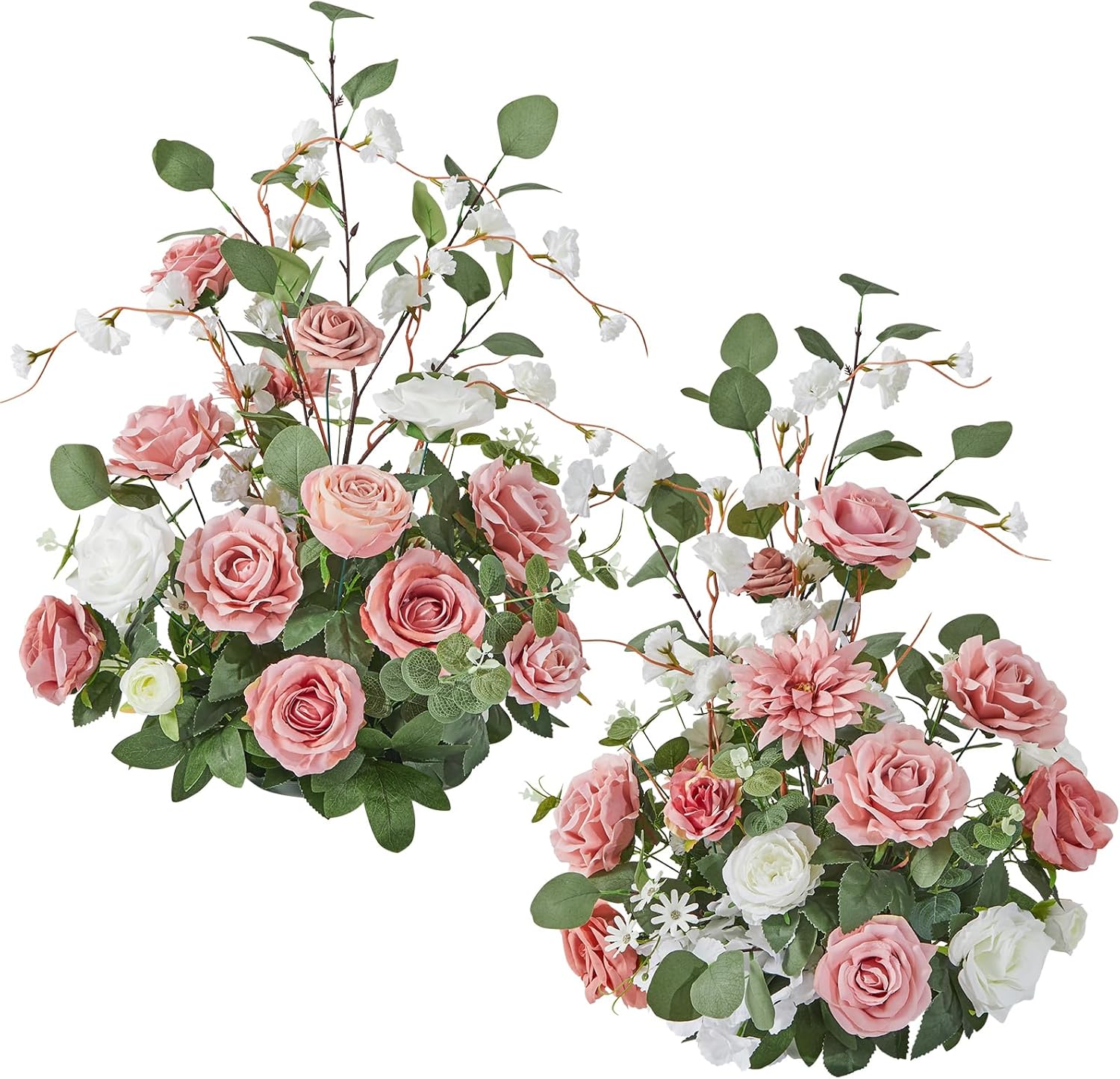 Serwalin Artificial Flowers Wedding Aisle Decor 2pcs