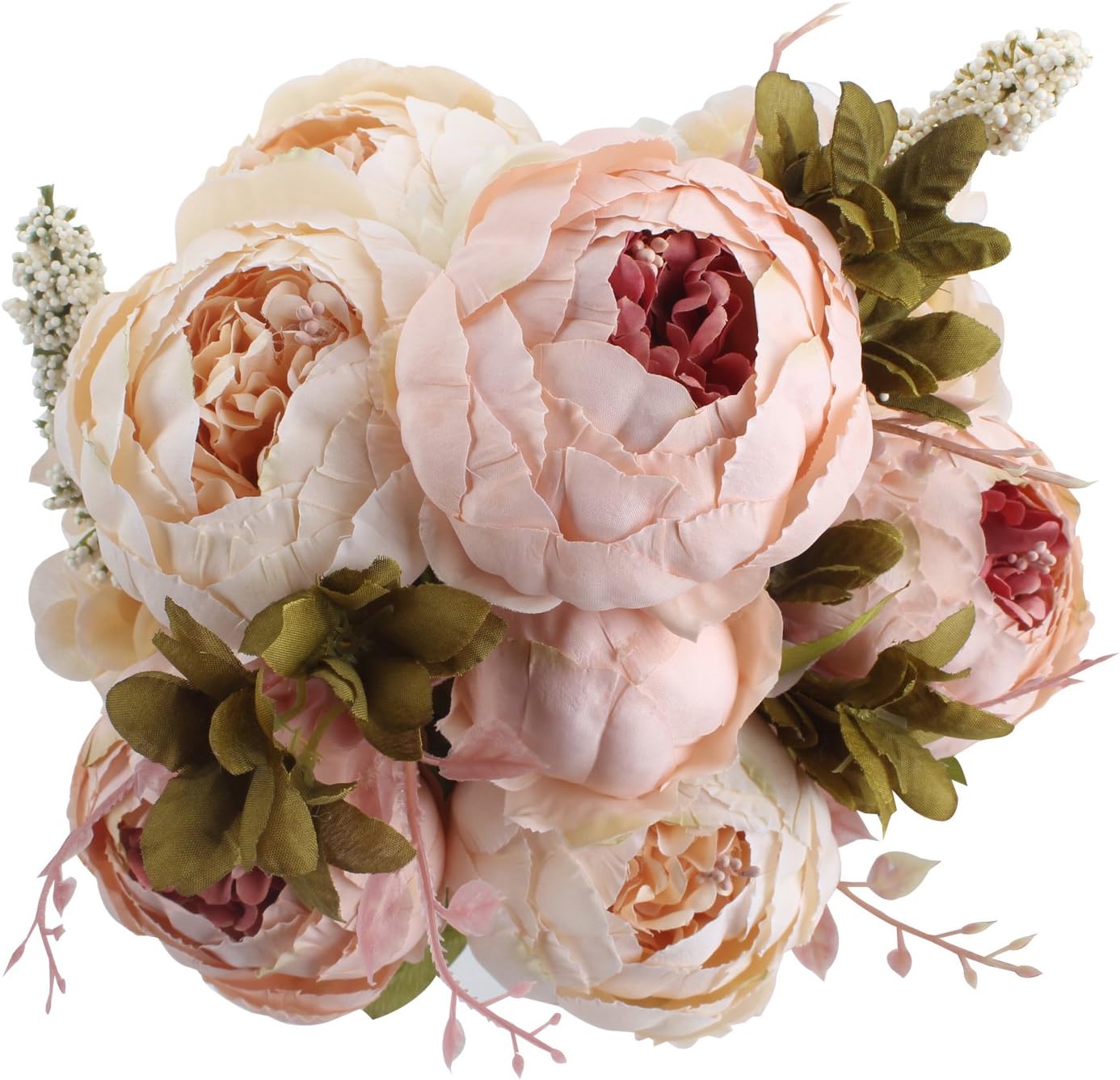 Duovlo Artificial Peony Flowers Wedding Home Decor