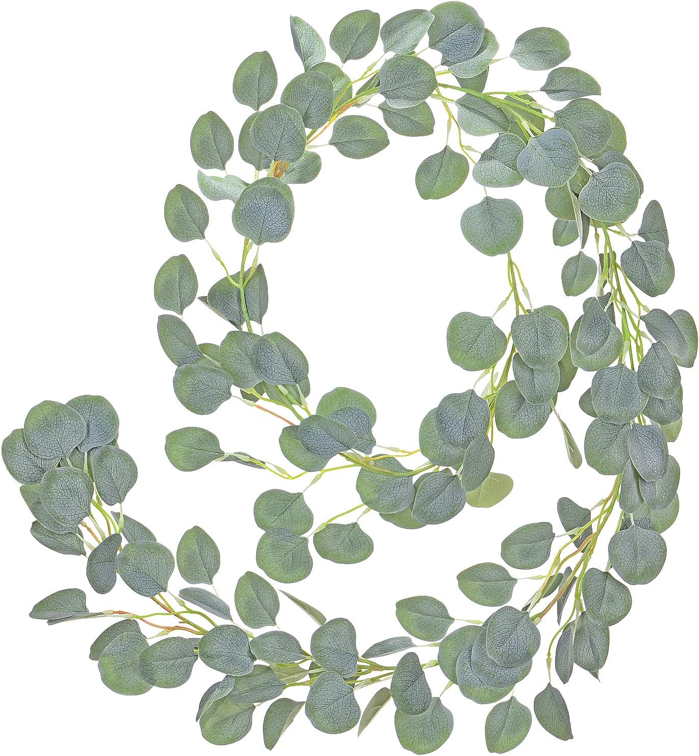 DearHouse Artificial Eucalyptus Garland 6FT Green Vines Wedding Backdrop Decor