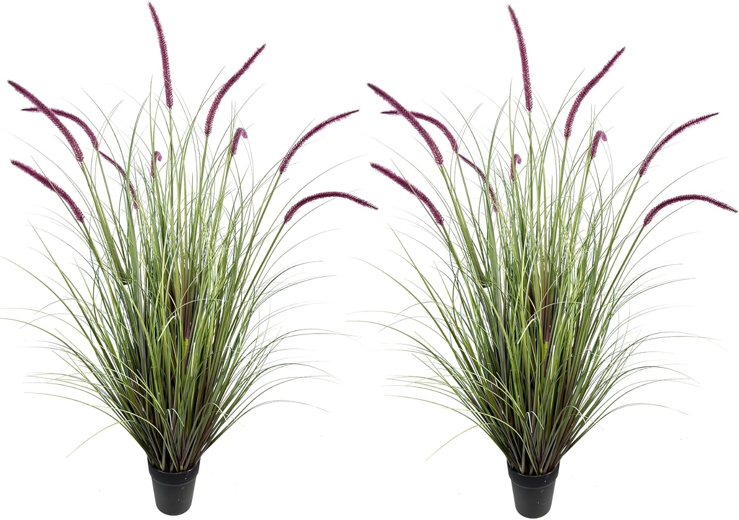 47in Tall Artificial Grass Plant 2 Pack with Pot