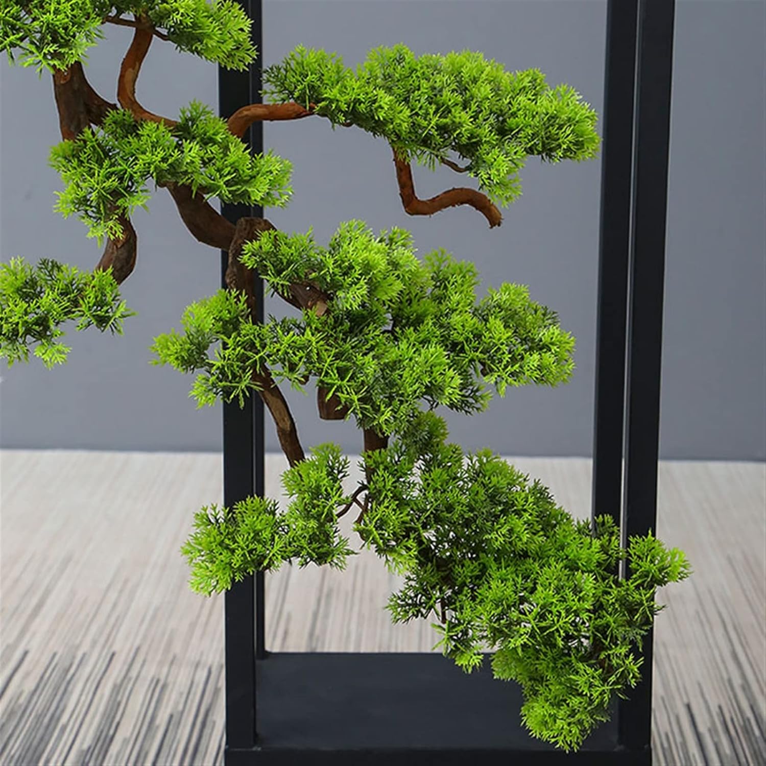 FAFACAI Artificial Bonsai Pine Tree - Gray