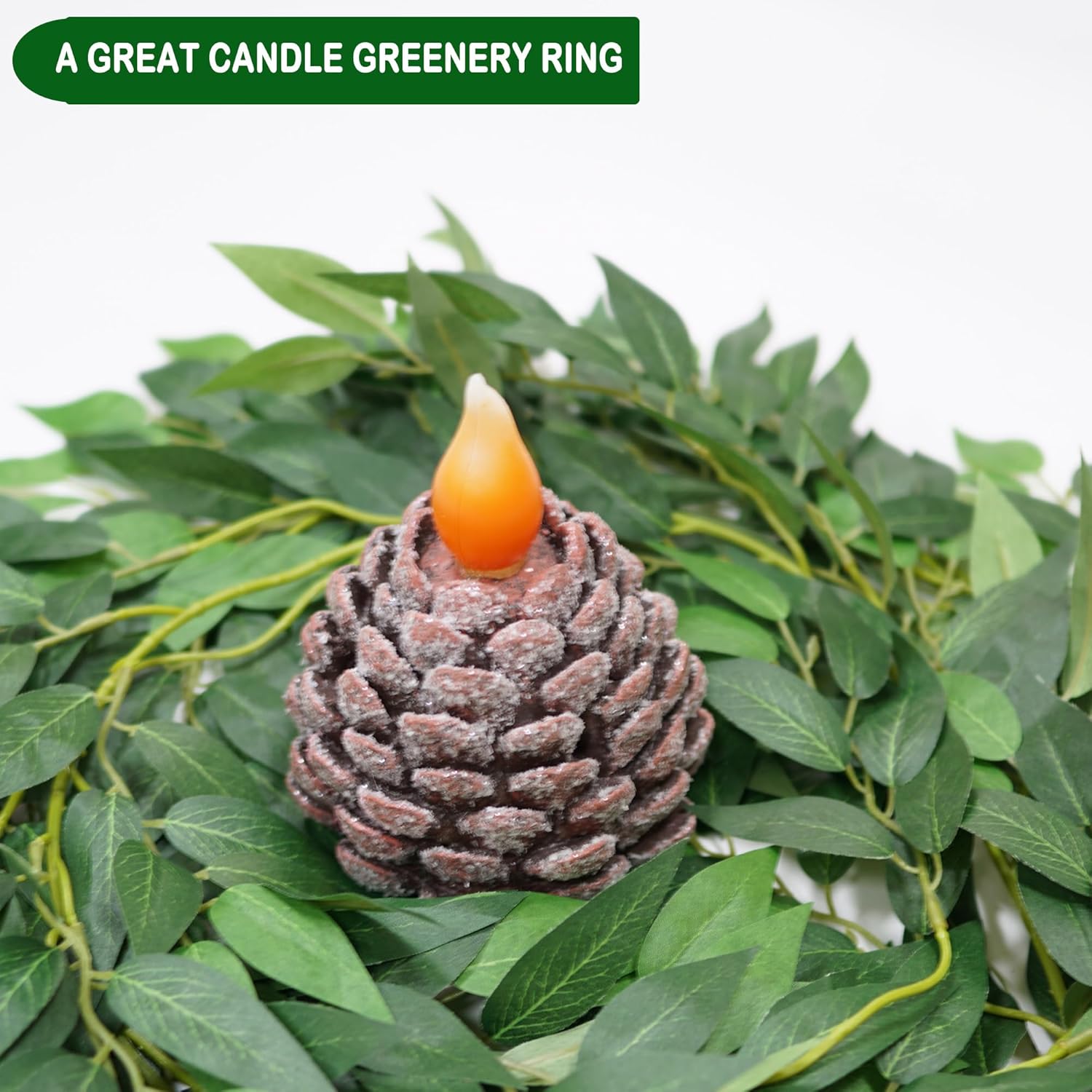 3 Strand Artificial Italian Ruscus Vines Garland 78 Inches