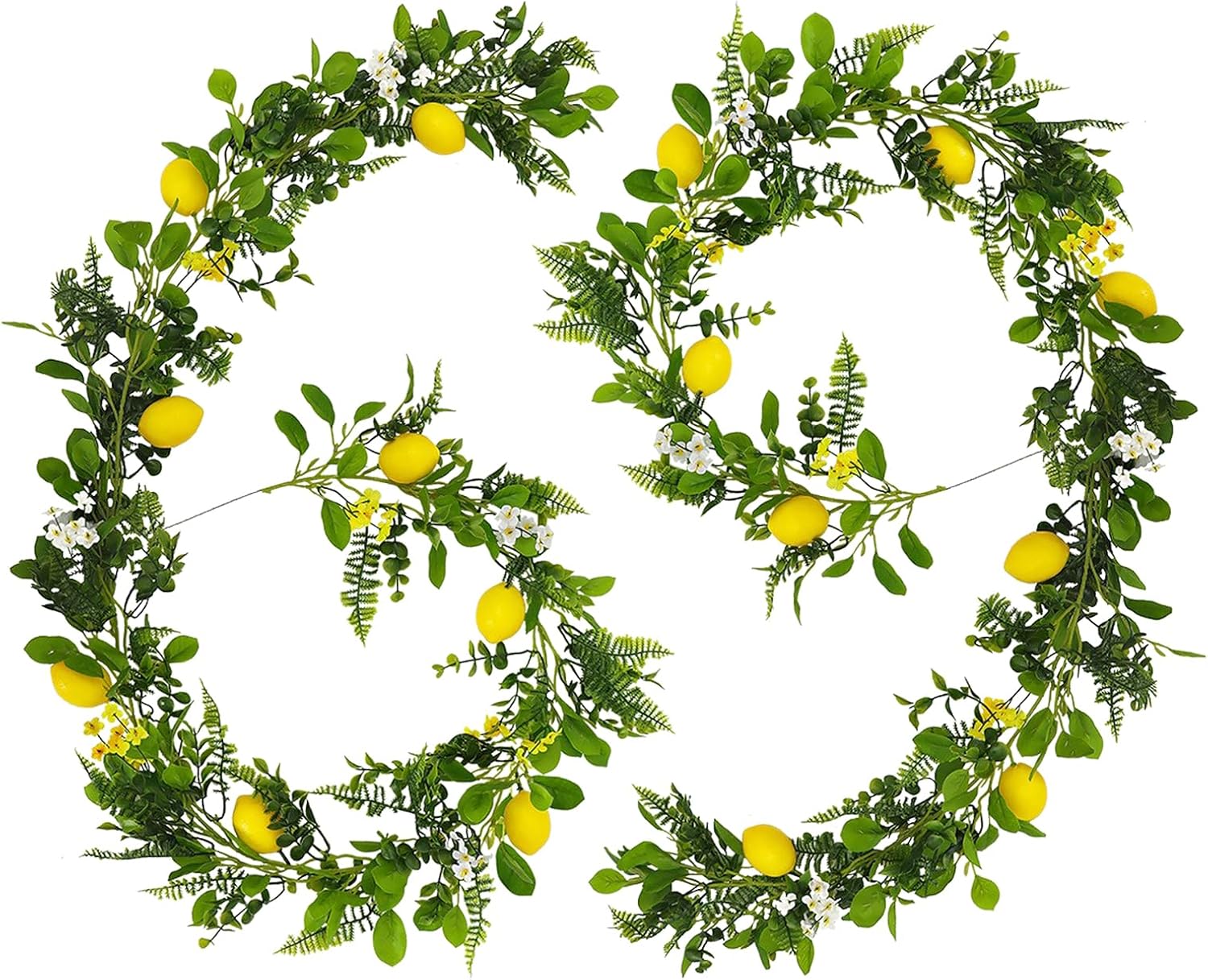 Firlar 2 Pcs Artificial Lemon Garland Vines 787 Inch