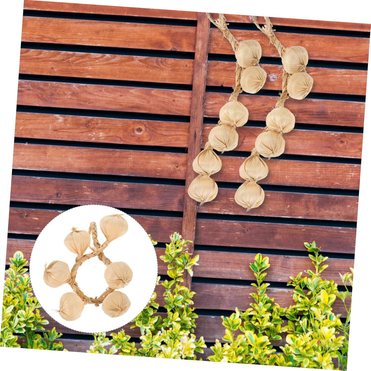 Artificial Garlic String Pendant for Home Decor and Photography