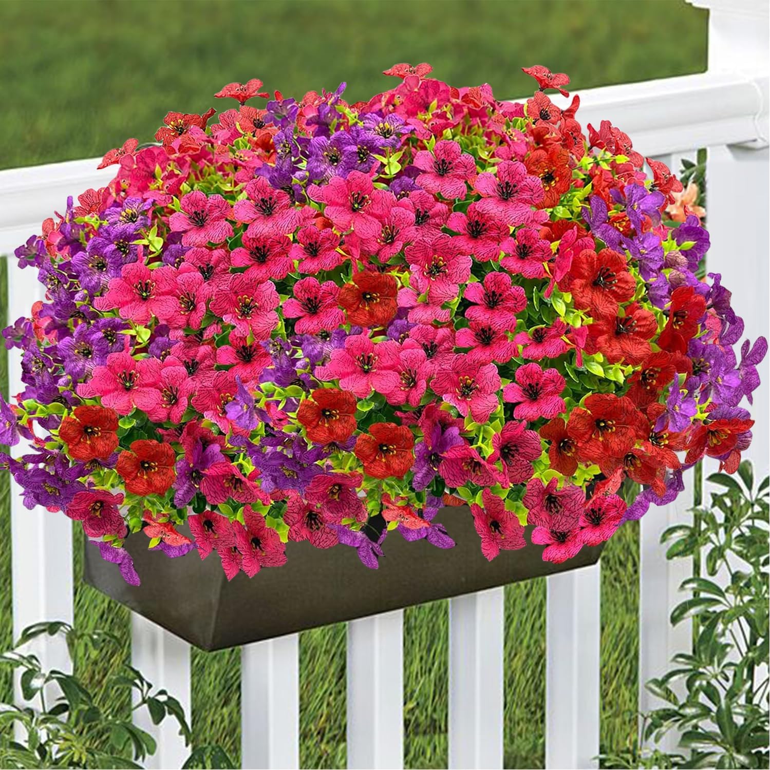 Artificial Fall Flowers for Outdoor Decor 10pcs