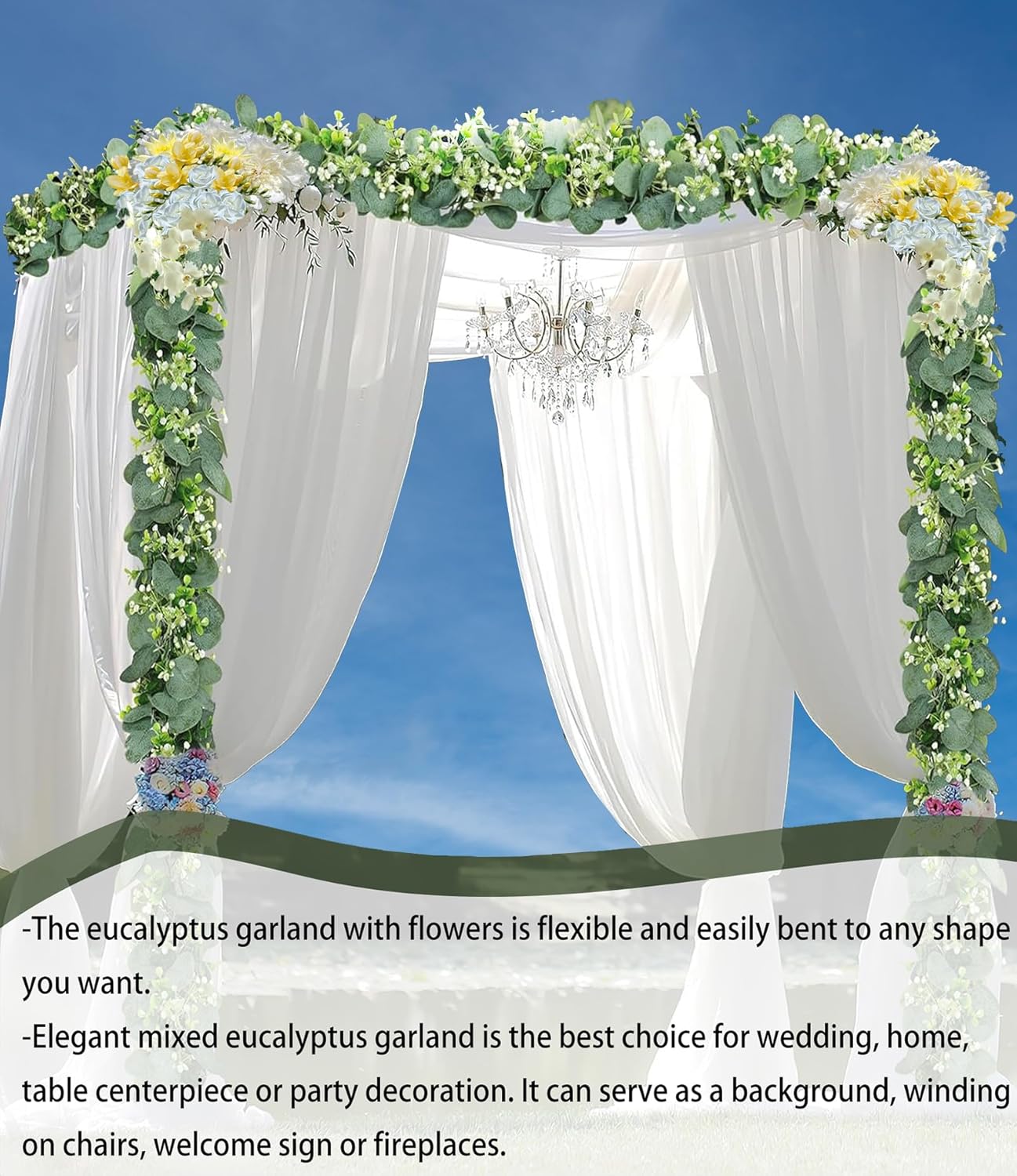 Chiyinbao Artificial Ivy Garland for Home and Decor