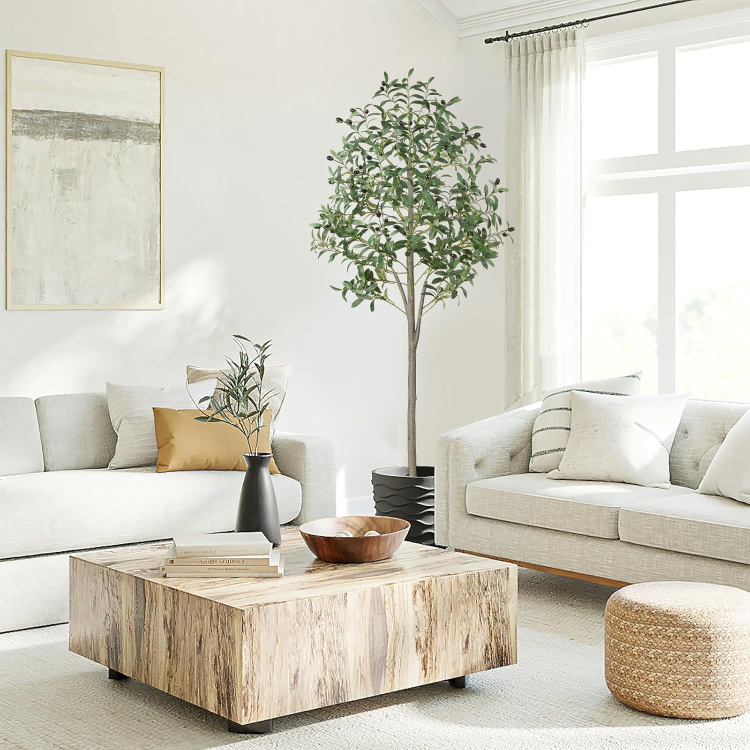 Freyalife Artificial Olive Tree 6FT Indoor Decor