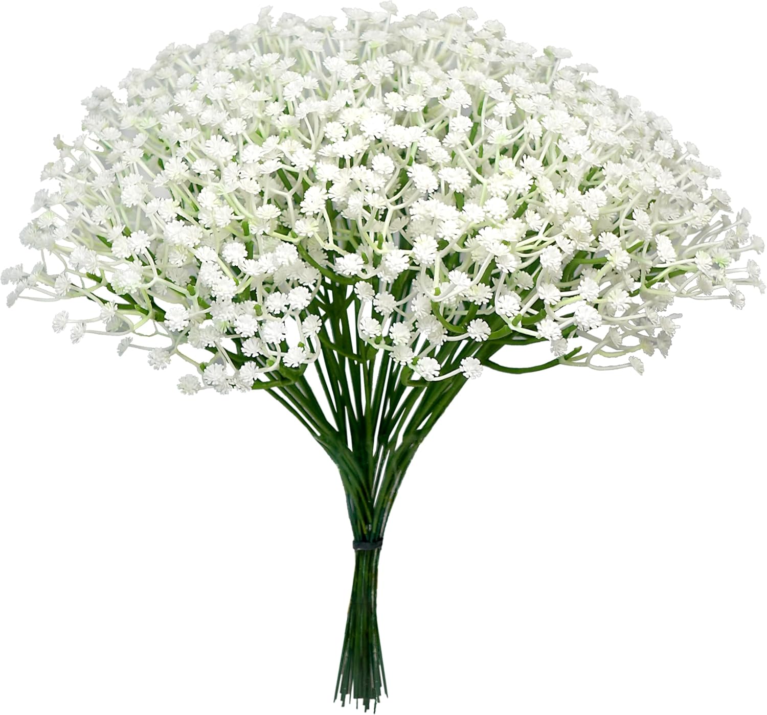 Huoter Artificial Baby Breath Flowers 20 Stem White Set