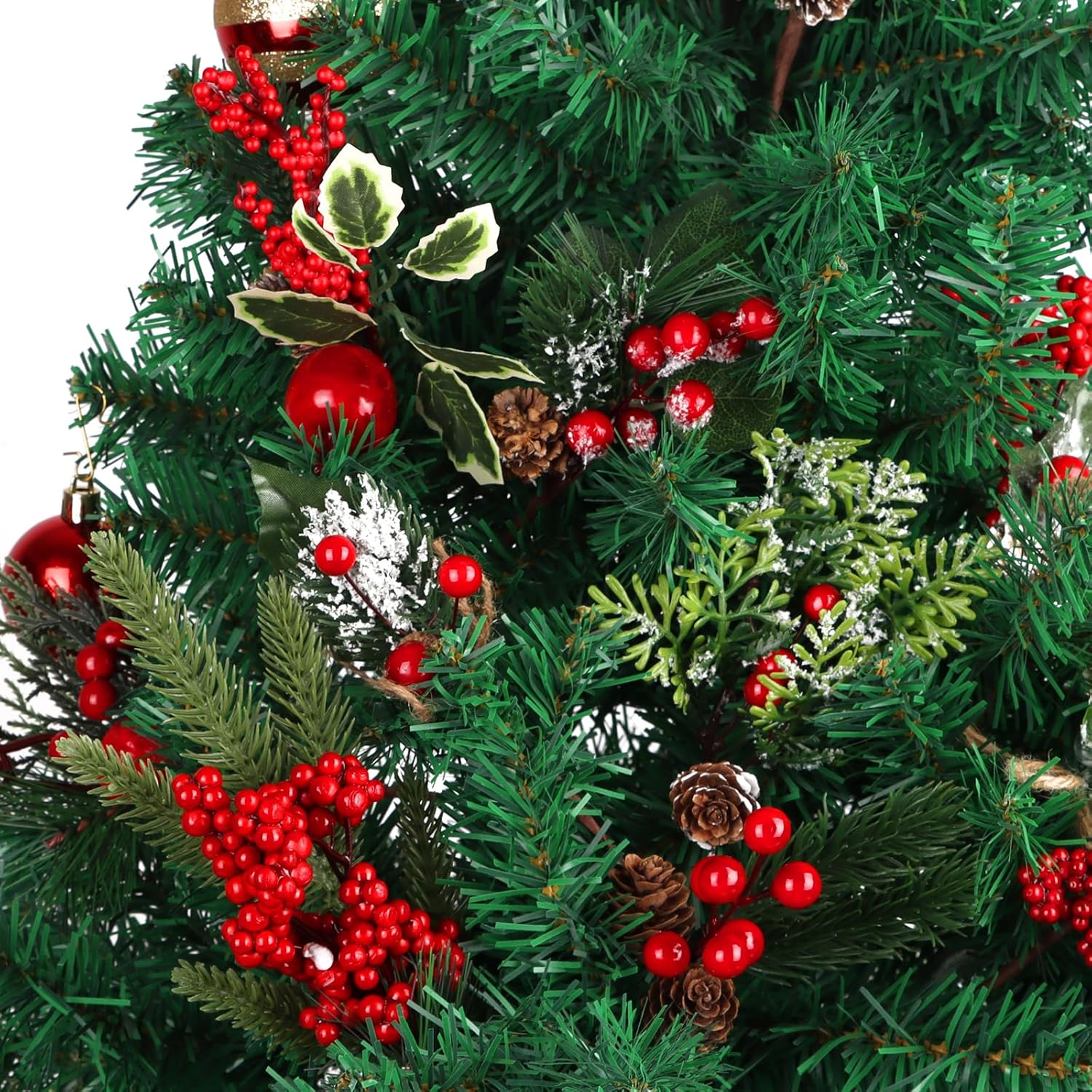 20 Pcs Artificial Christmas Tree Picks with 20 Styles