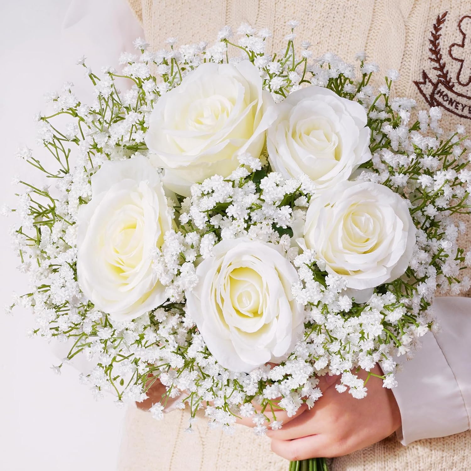 Waipfaru 15Pcs Artificial Babys Breath Flowers