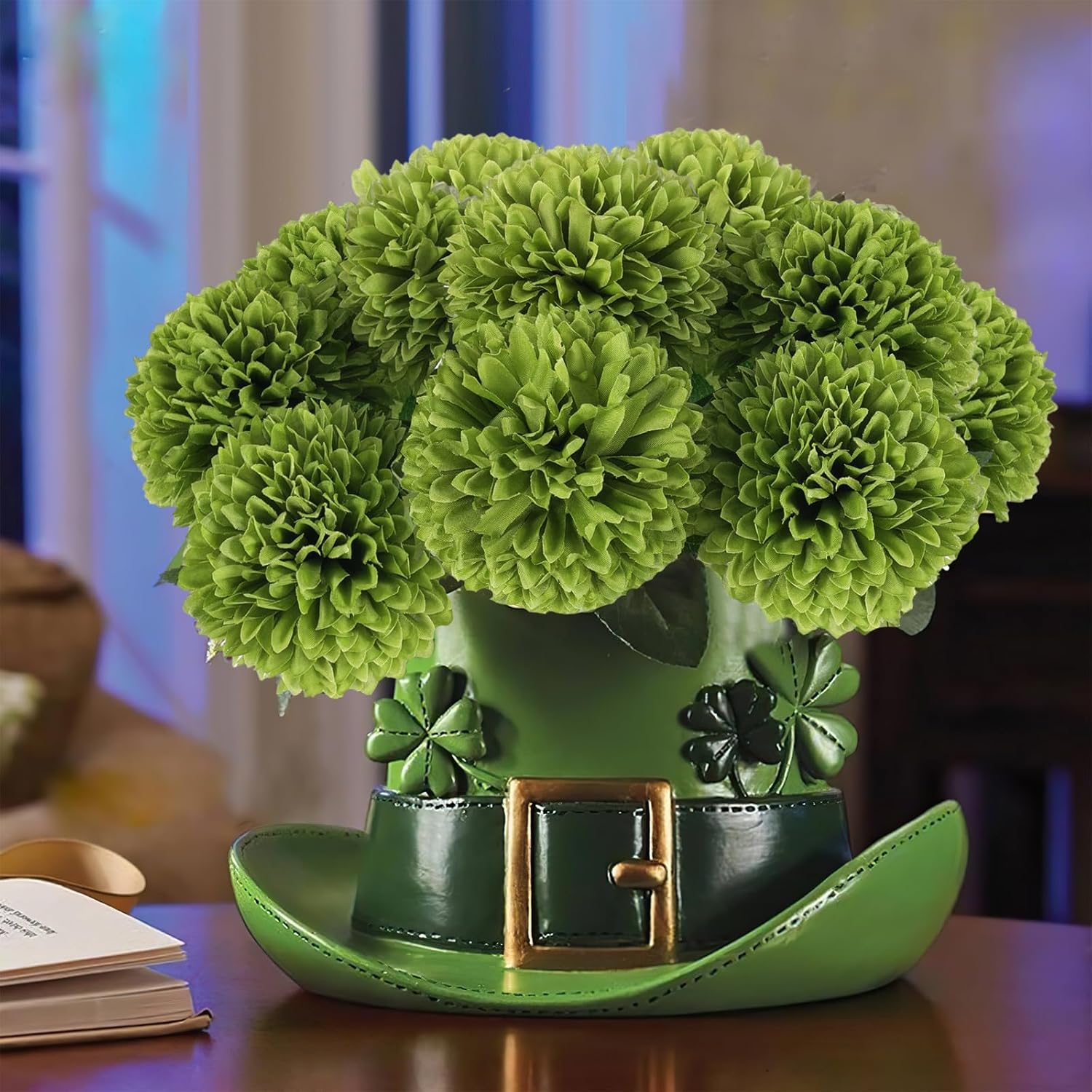 Hananona 12 Pcs Artificial Chrysanthemum Flowers Ball