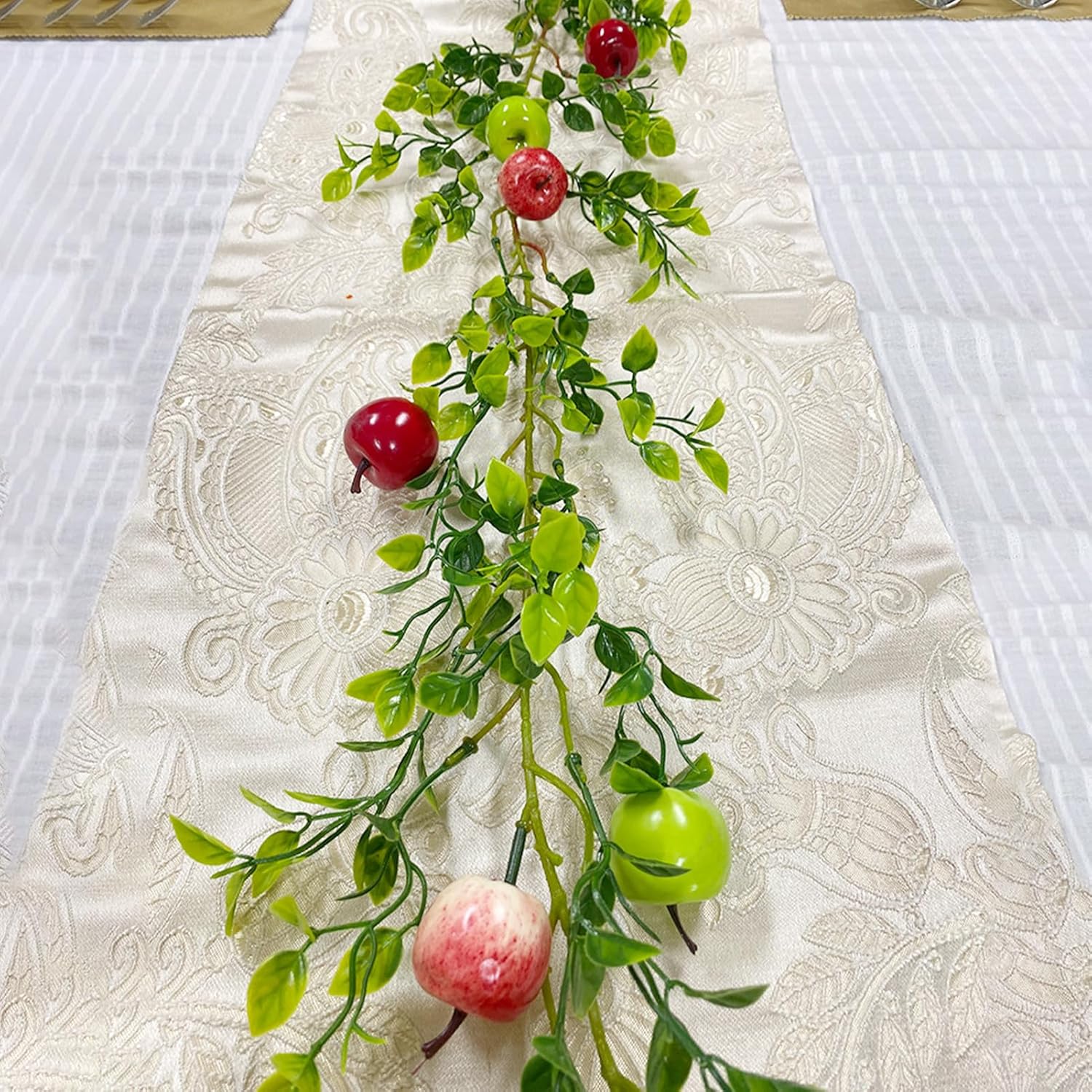 LKPOMI 62 Feet Artificial Fruit Garland