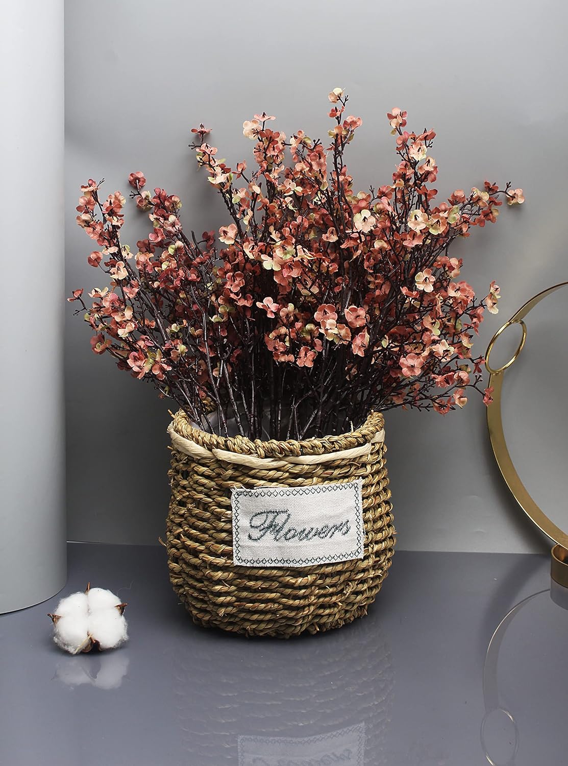 JAKY Global Babys Breath Artificial Flowers 6 Bundle Decor