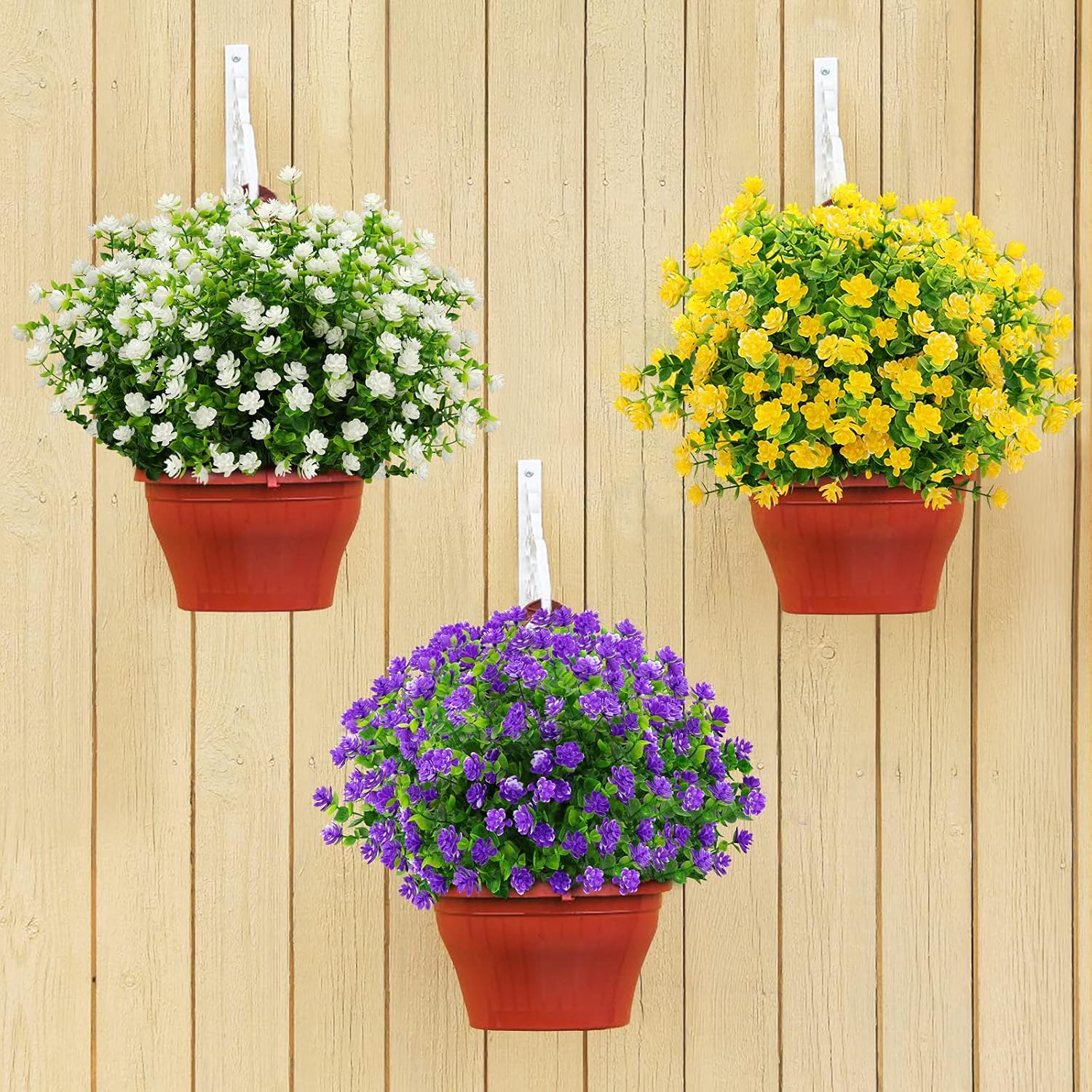 GREENRAIN Artificial Grass for Outdoor Decoration 6 Bundles
