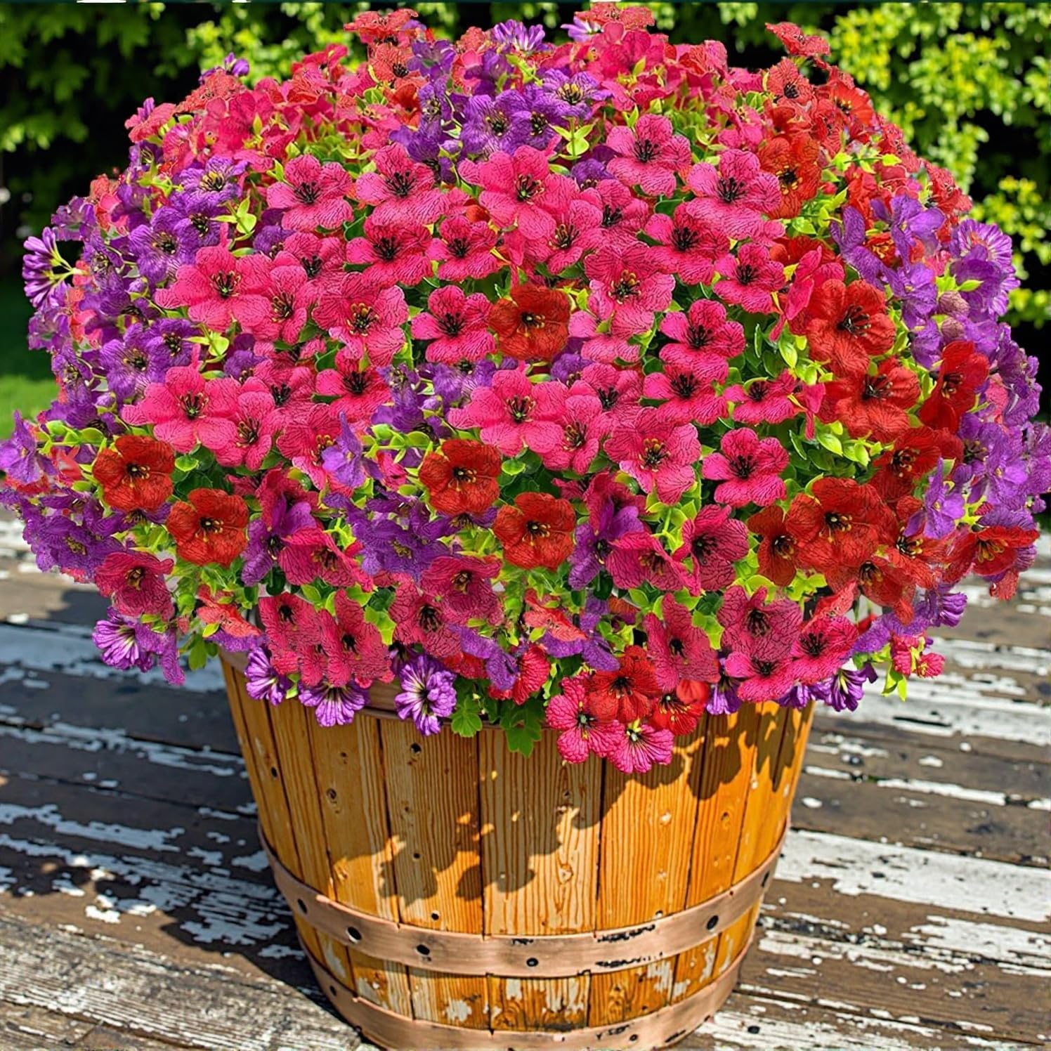 Artificial Fall Flowers for Outdoor Decor 10pcs