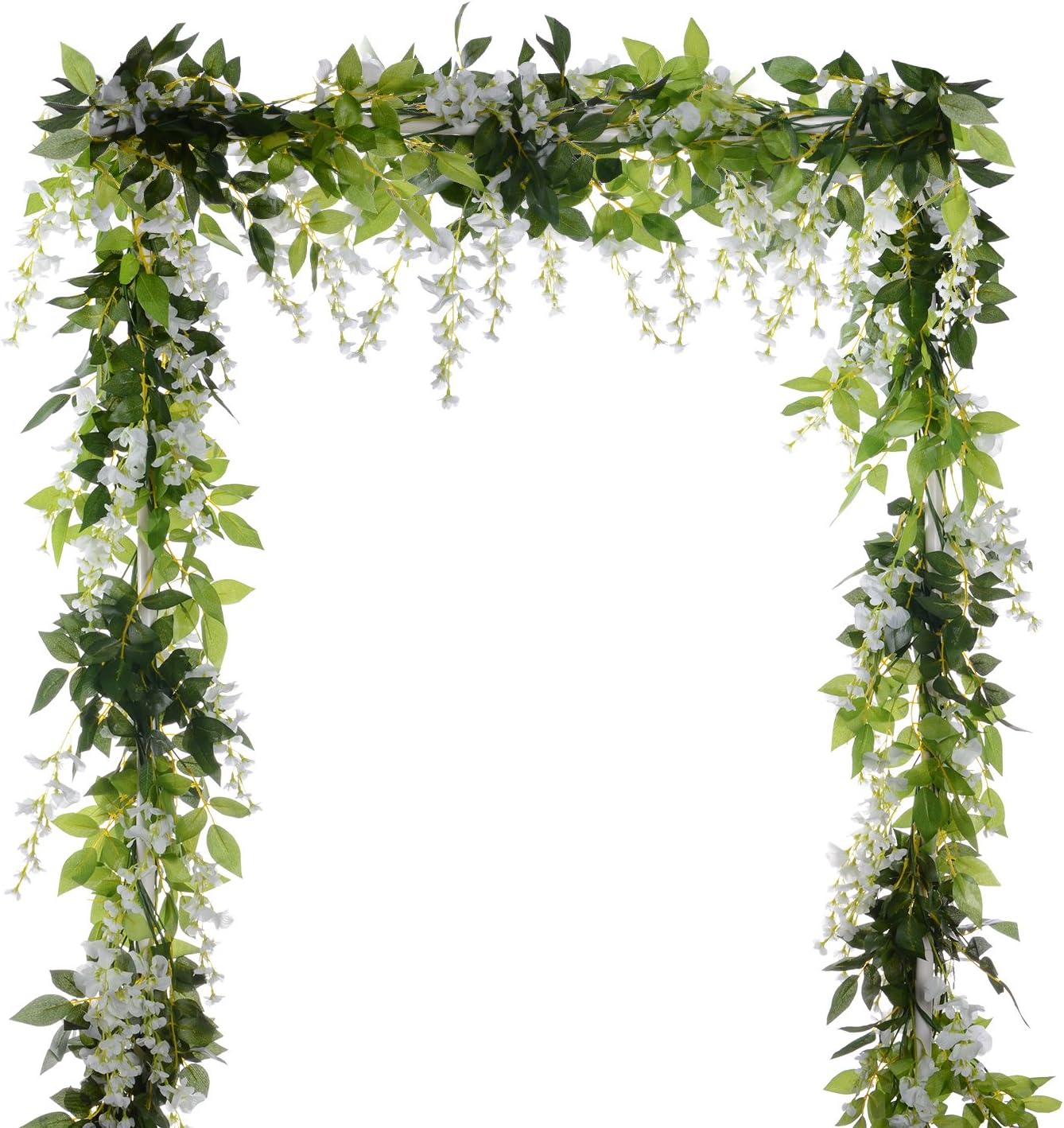 DearHouse 4Pcs 66Ft Artificial Wisteria Garland