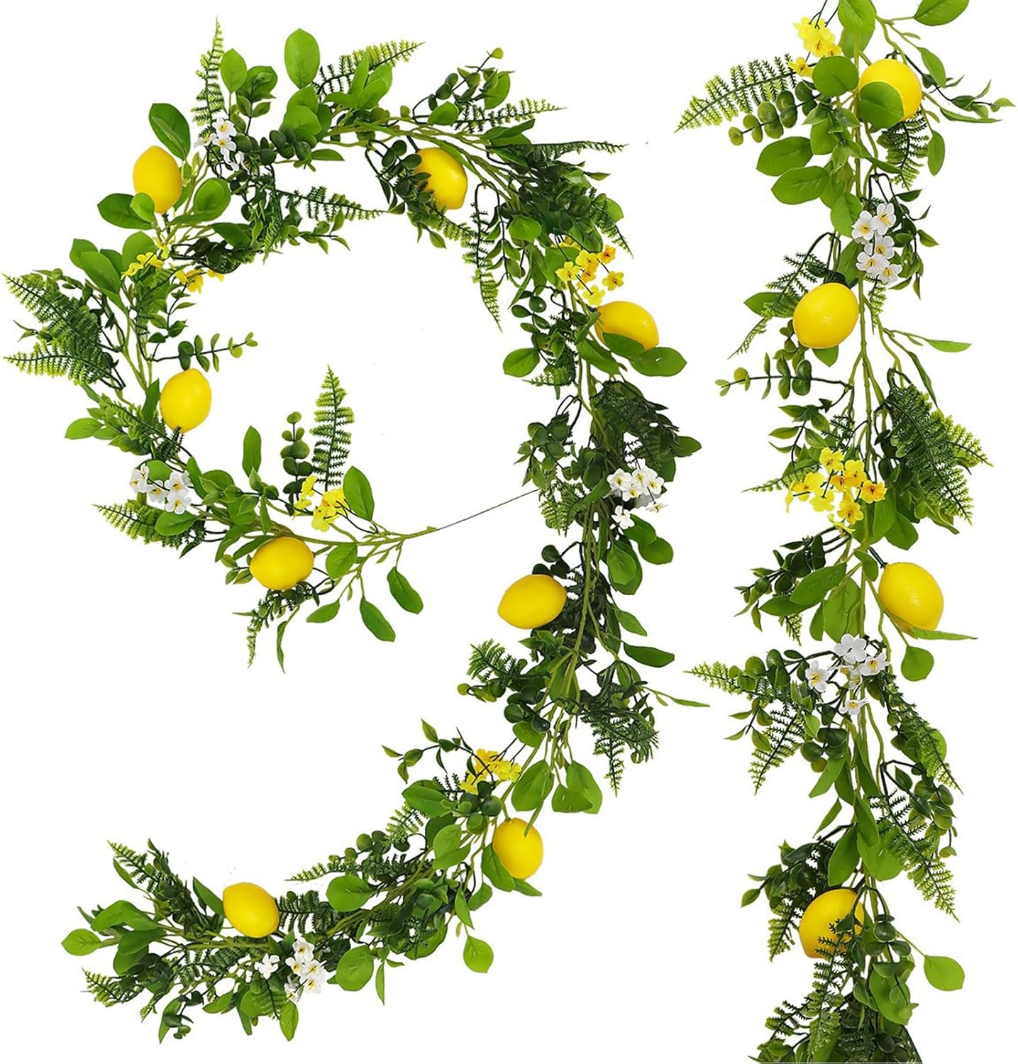 Firlar 2 Pcs Artificial Lemon Garland Vines 787 Inch