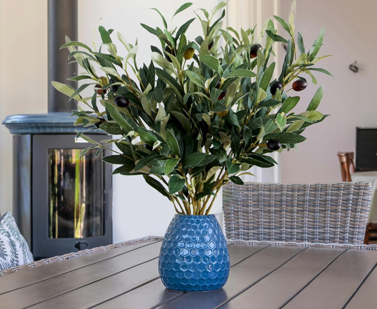 5PCS Artificial Olive Branches for Vases and Decor