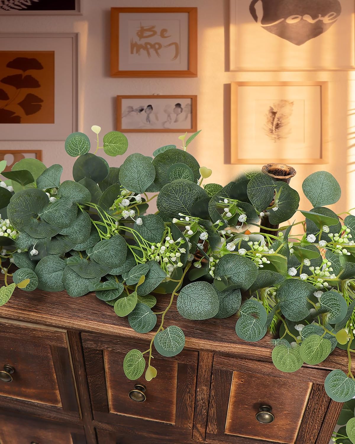 Chiyinbao Artificial Ivy Garland for Home and Decor