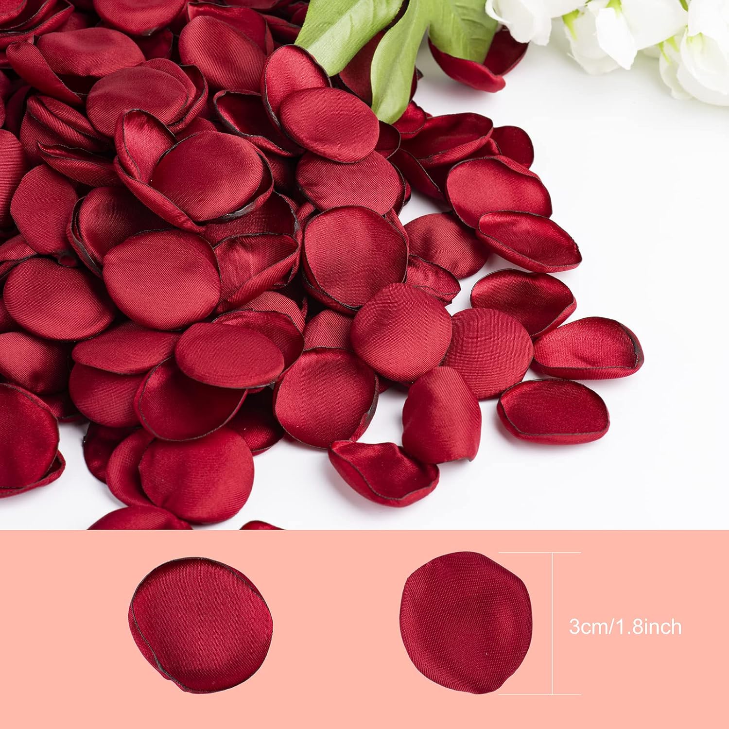 400 PCS Silk Red Rose Petals for Romantic Decor